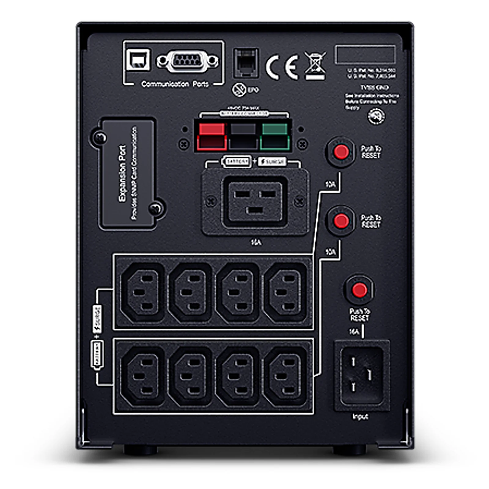 CyberPower PR2200ELCDSXL alimentation d'énergie non interruptible Interactivité de ligne 2,2 kVA 1980 W 9 sortie(s) CA