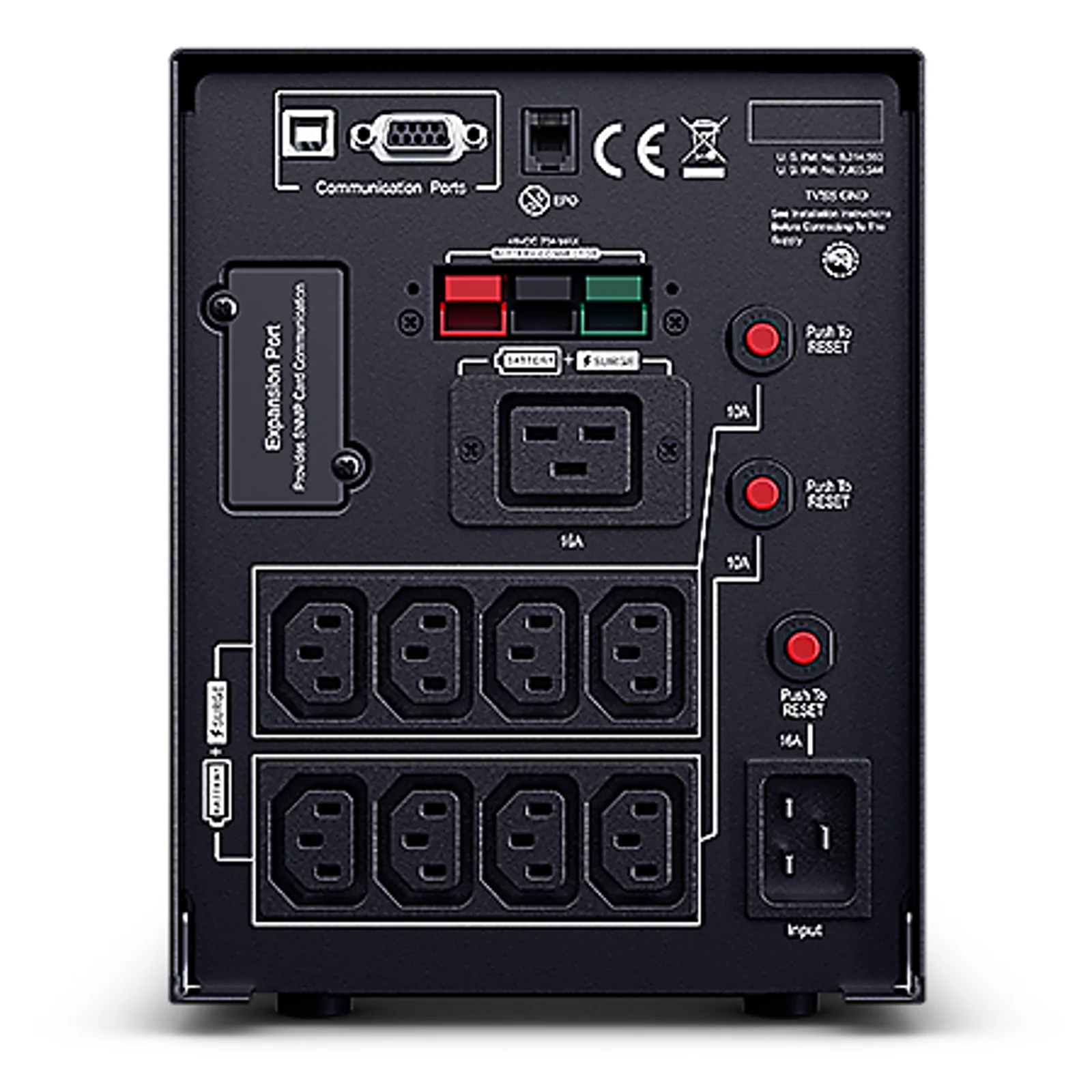 CyberPower PR3000ELCDSXL alimentation d'énergie non interruptible Interactivité de ligne 3 kVA 2700 W 9 sortie(s) CA