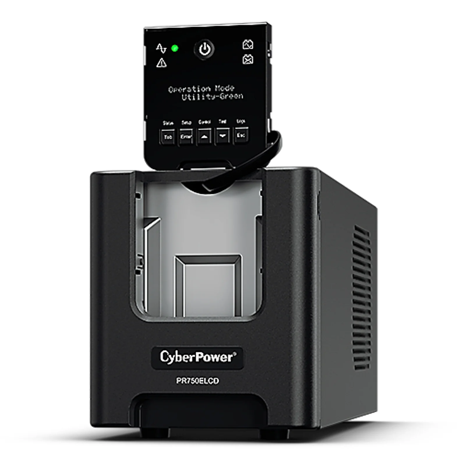 CyberPower PR750ELCD alimentation d'énergie non interruptible Interactivité de ligne 0,75 kVA 675 W 6 sortie(s) CA