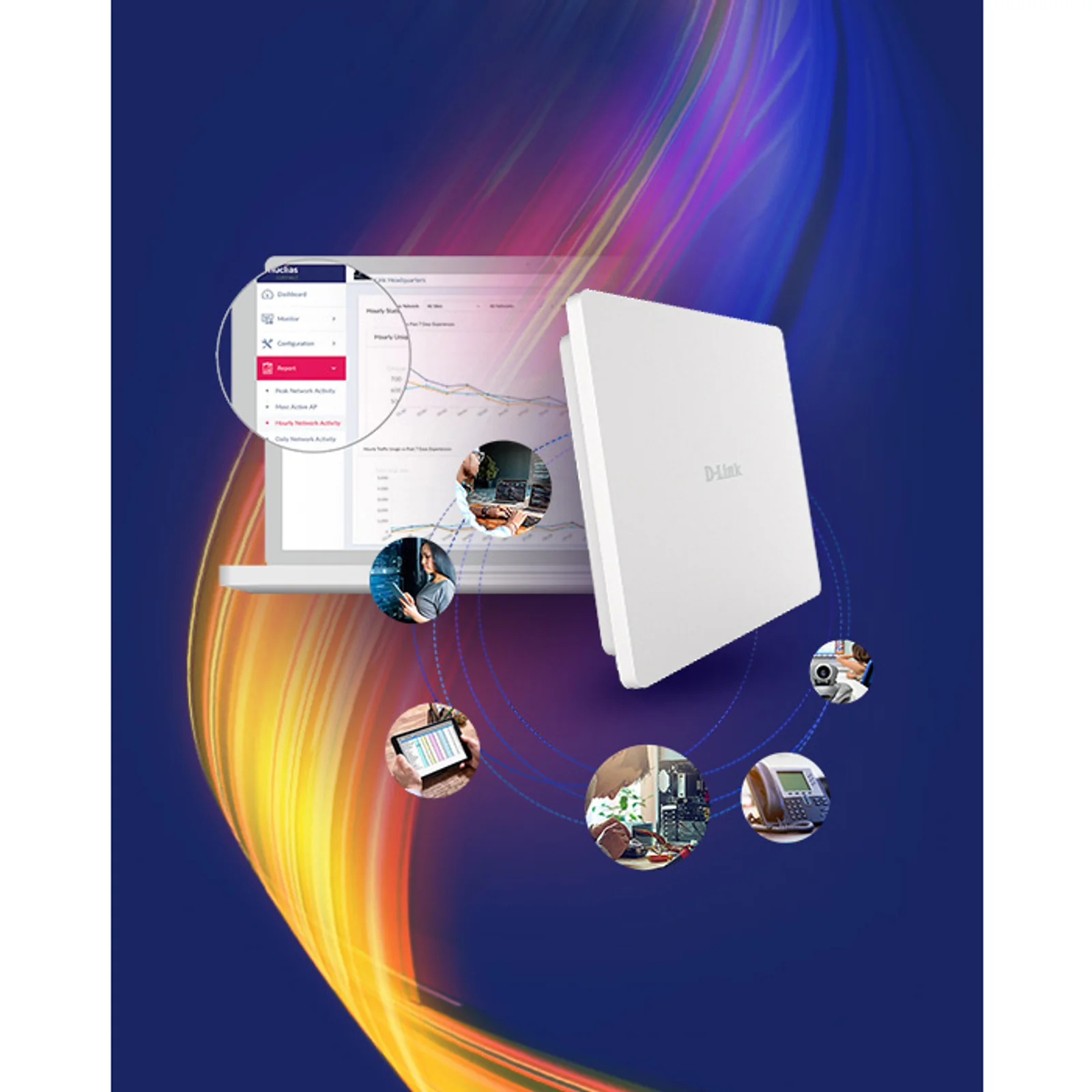 D-Link DAP-X3060OU point d'accès réseaux locaux sans fil 3000 Mbit/s Blanc Connexion Ethernet, supportant l'alimentation via ce port (PoE)