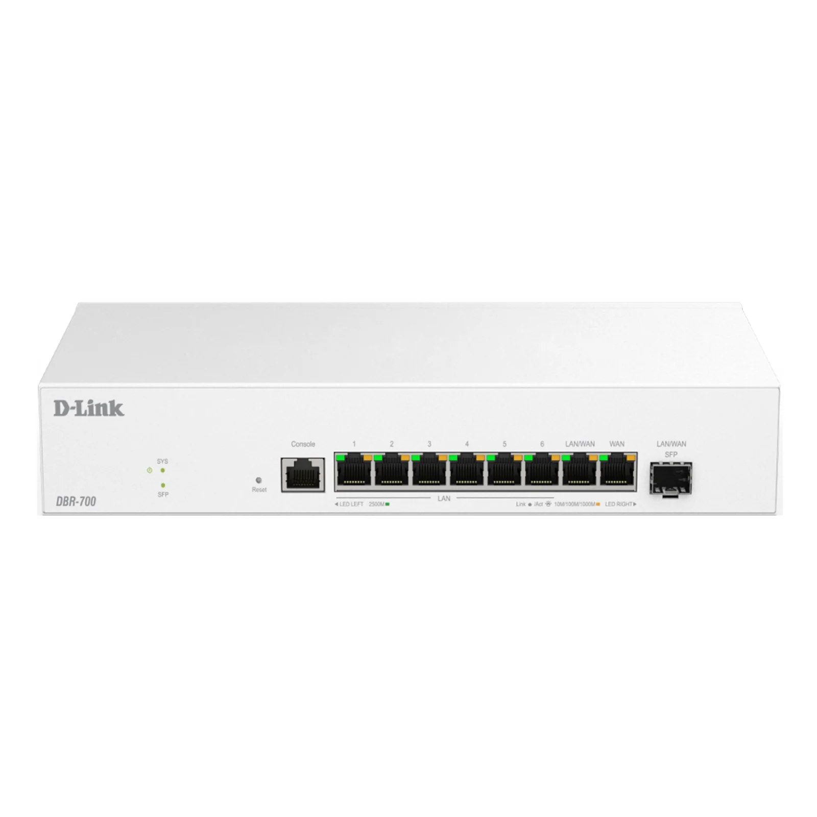 DBR-700 Routeur connecté 2.5 Gigabit Ethernet Blanc