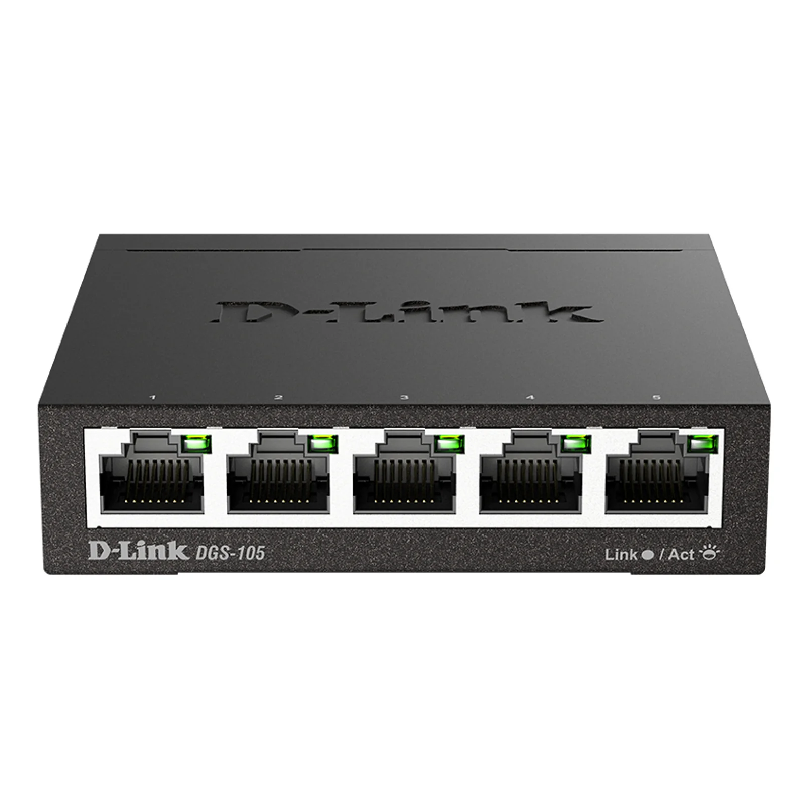 DGS-105 Non-géré L2 Gigabit Ethernet (10/100/1000) Noir