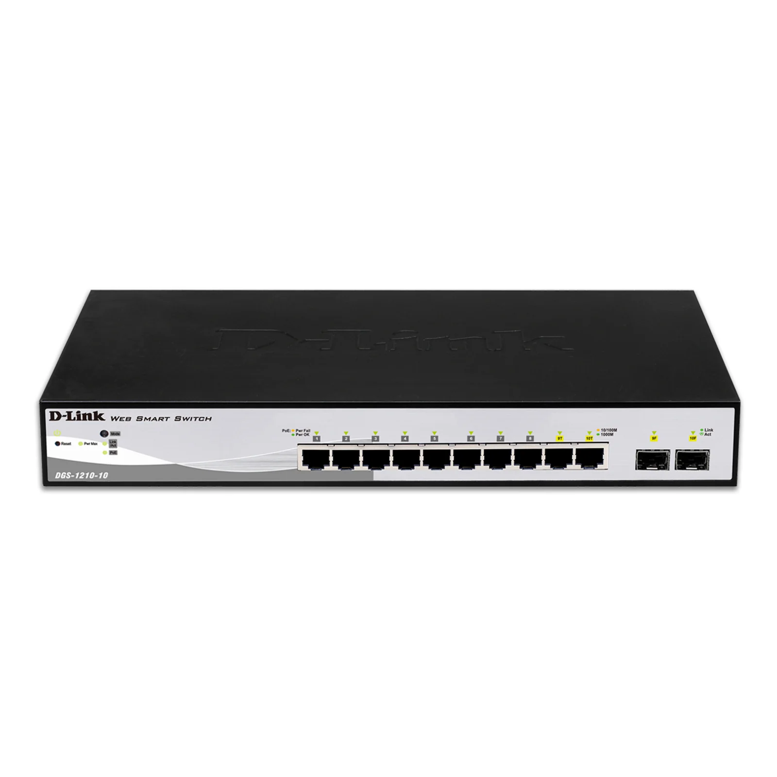 DGS-1210-10 Géré L2 Gigabit Ethernet (10/100/1000) 1U Noir, Gris