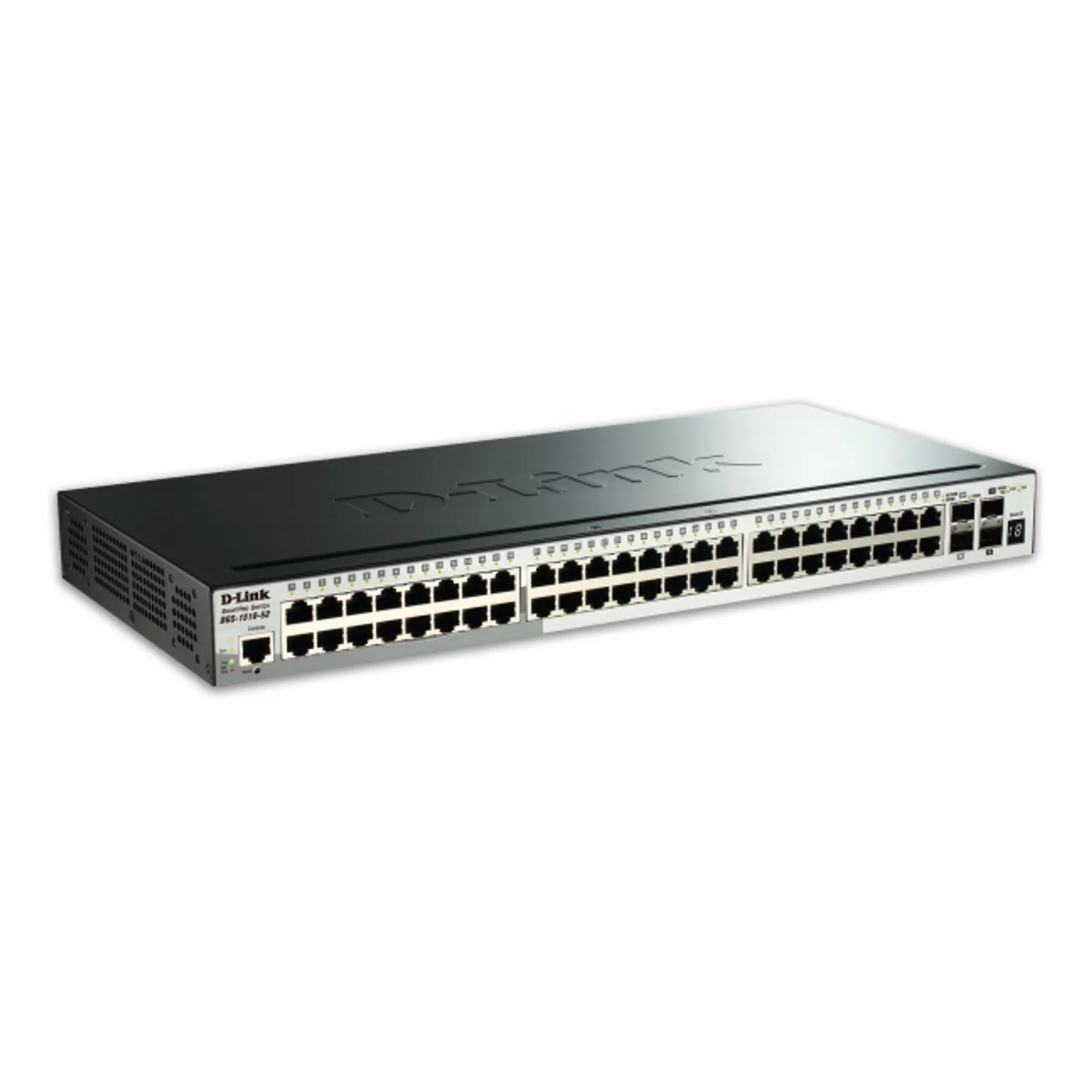 D-Link DGS-1510-52X commutateur réseau Géré L3 Gigabit Ethernet (10/100/1000) 1U Noir