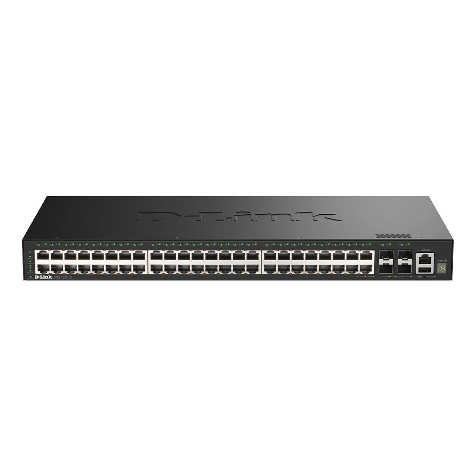 DGS-1530-52/E commutateur réseau Géré L2 Gigabit Ethernet (10/100/1000) Noir
