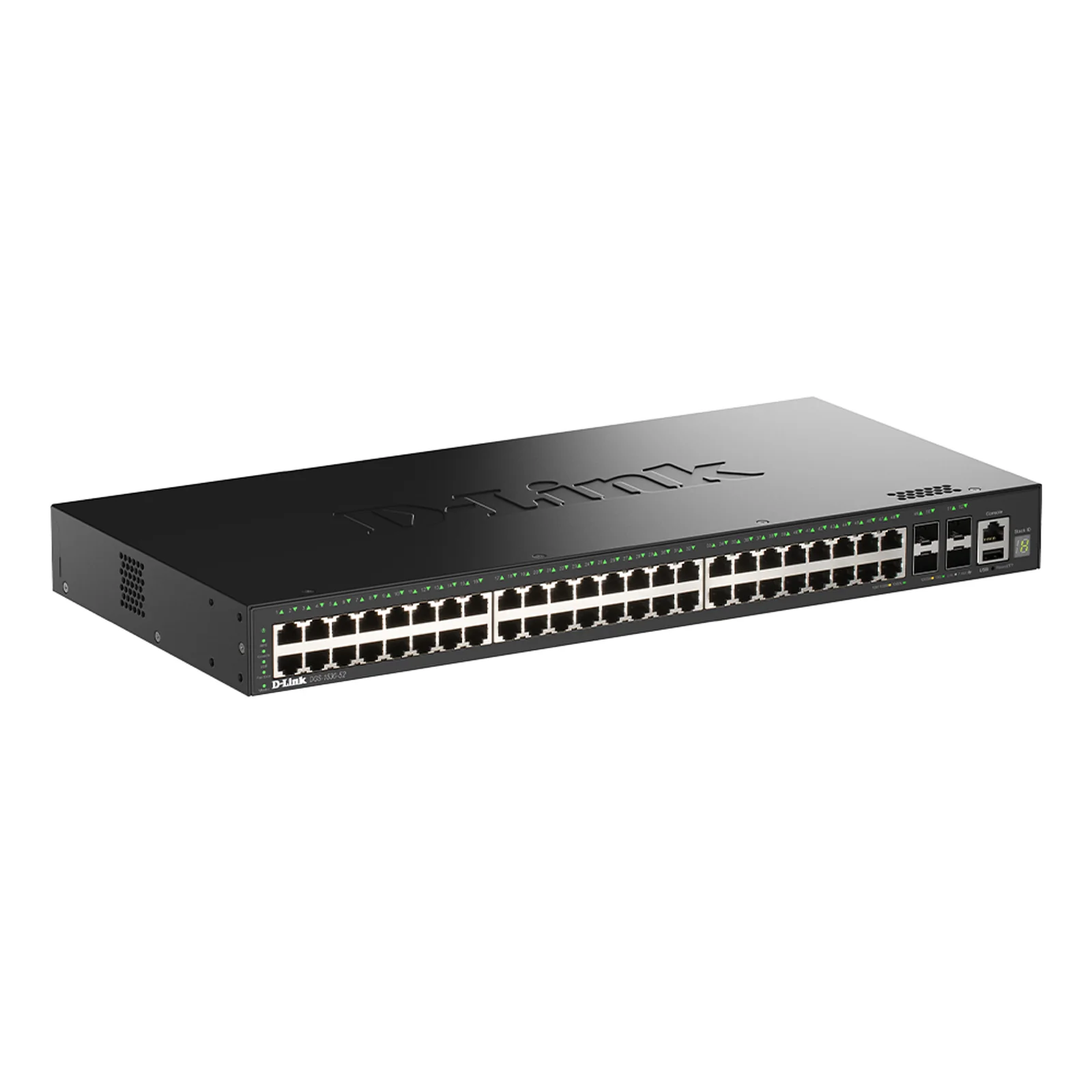 D-Link DGS-1530-52/E commutateur réseau Géré L2 Gigabit Ethernet (10/100/1000) Noir