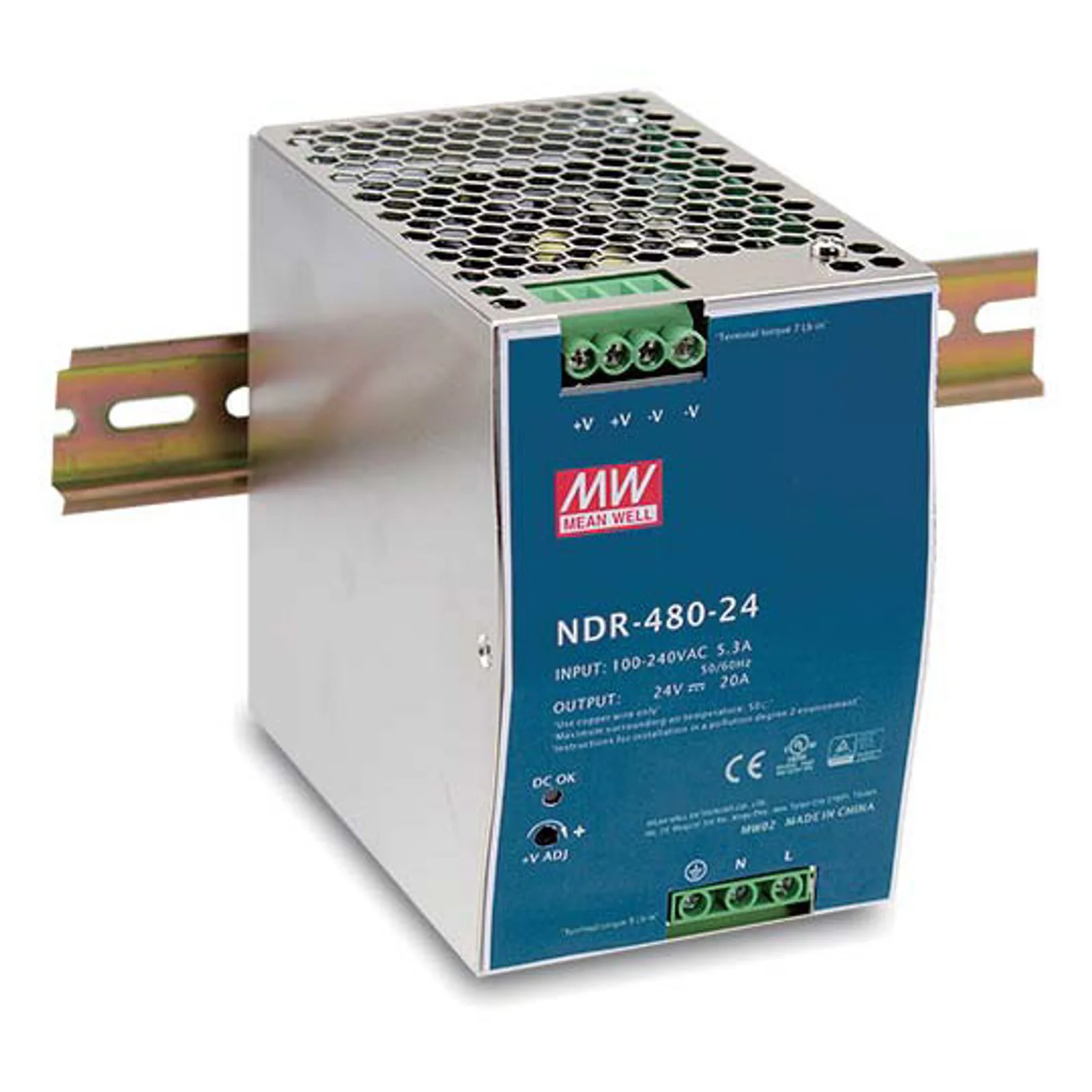 DIS-N480-48 unité d'alimentation d'énergie 480 W Acier inoxydable