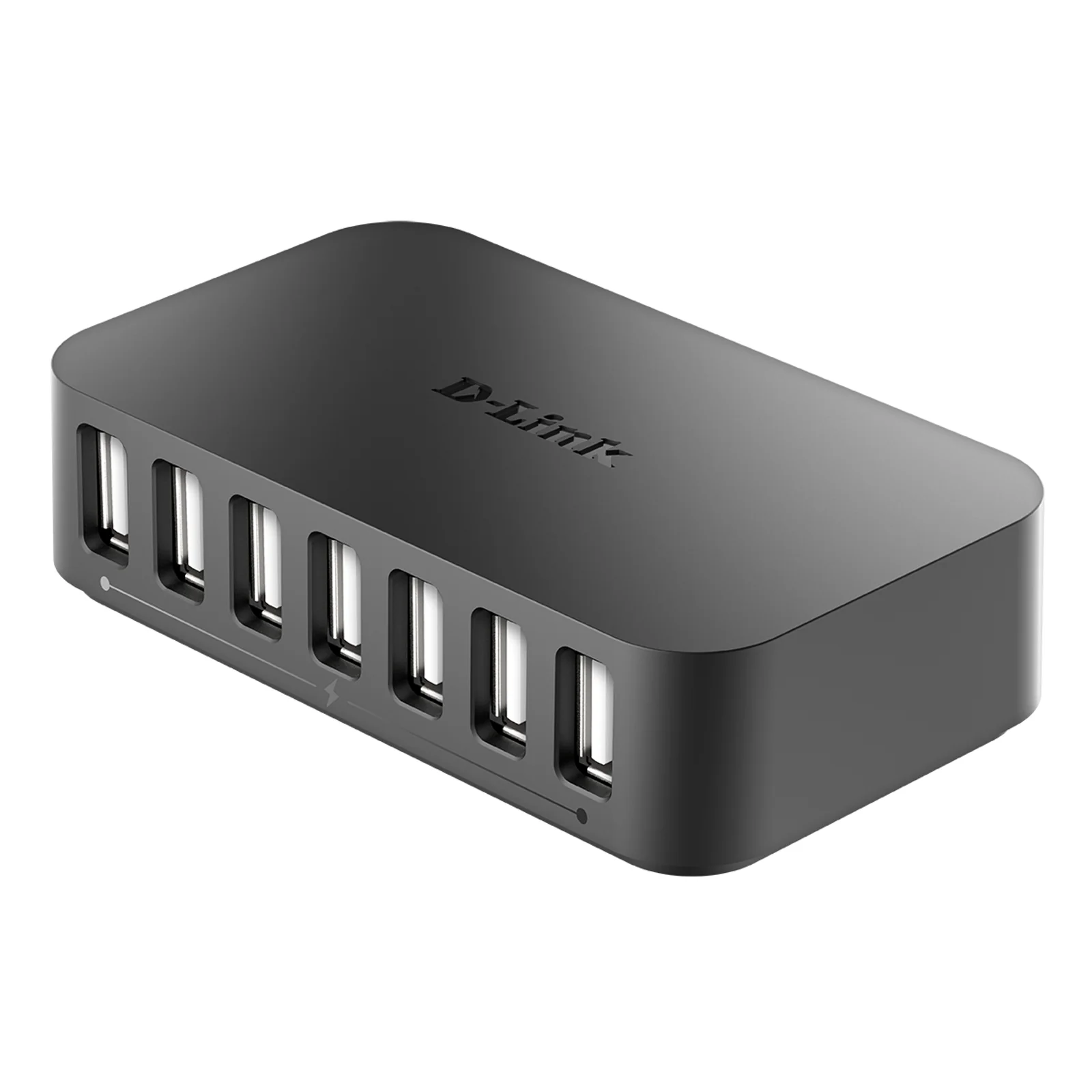 D-Link DUB-H7 USB 2.0 Type-B 480 Mbit/s Noir
