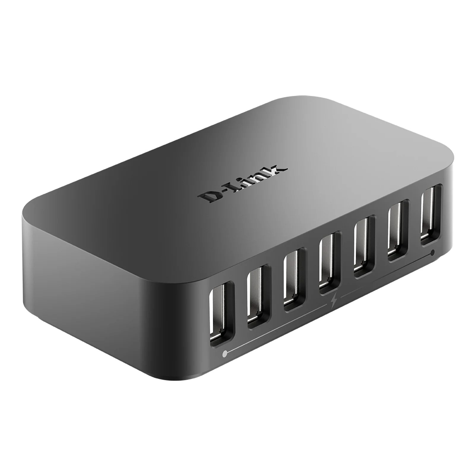 D-Link DUB-H7 USB 2.0 Type-B 480 Mbit/s Noir