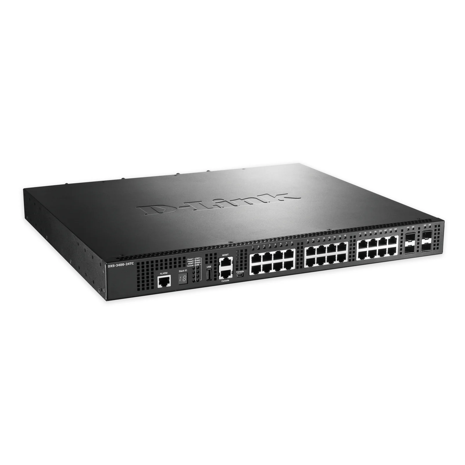 DXS-3400-24TC commutateur réseau Géré L3 Gigabit Ethernet (10/100/1000) 1U Noir
