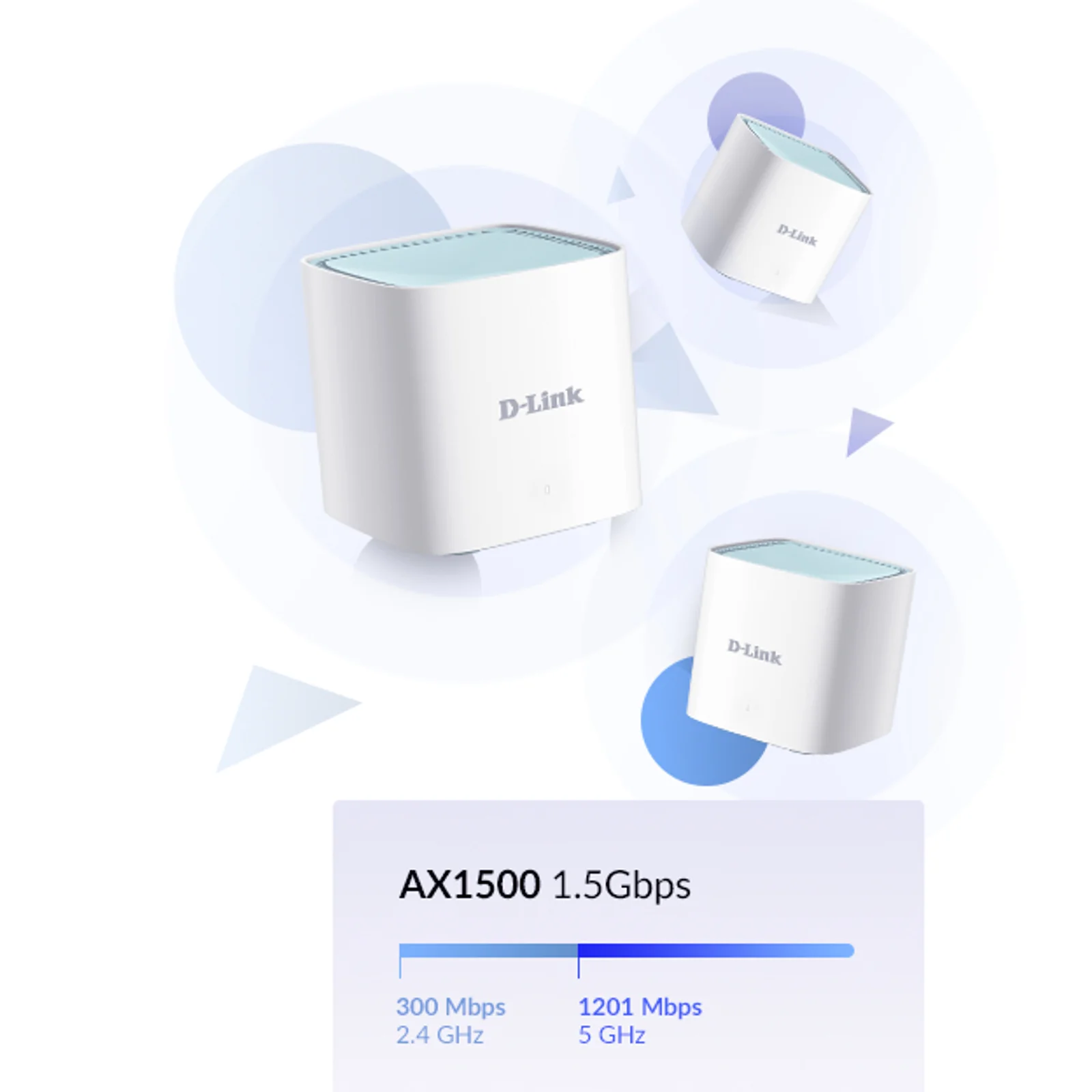 D-Link EAGLE PRO AI Système Mesh AX1500 2 pcs
