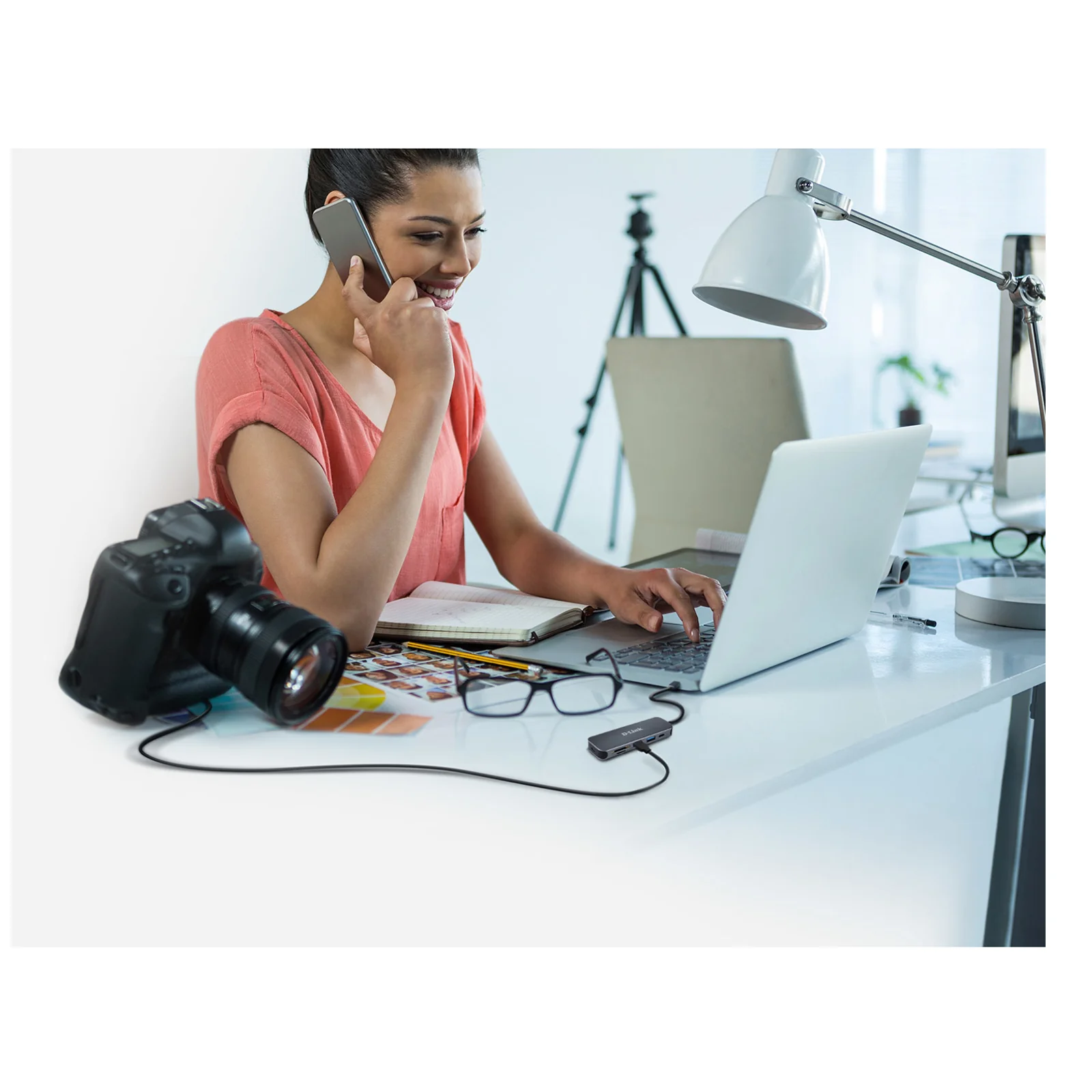 D-Link Hub USB-C 5-en-1 avec lecteur de carte DUB-2325