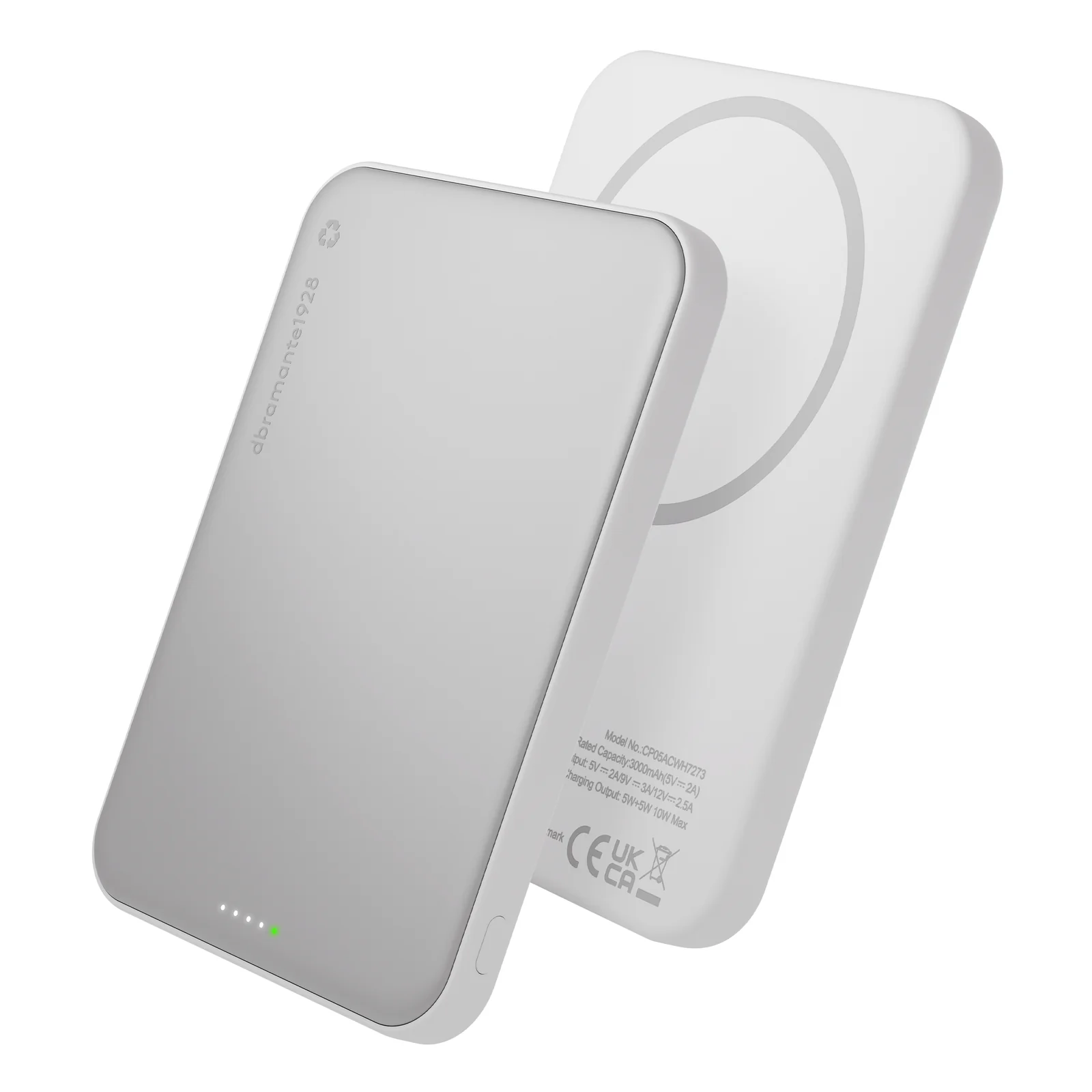 CP05ACWH7273 banque d'alimentation électrique 5000 mAh Recharge sans fil Aluminium