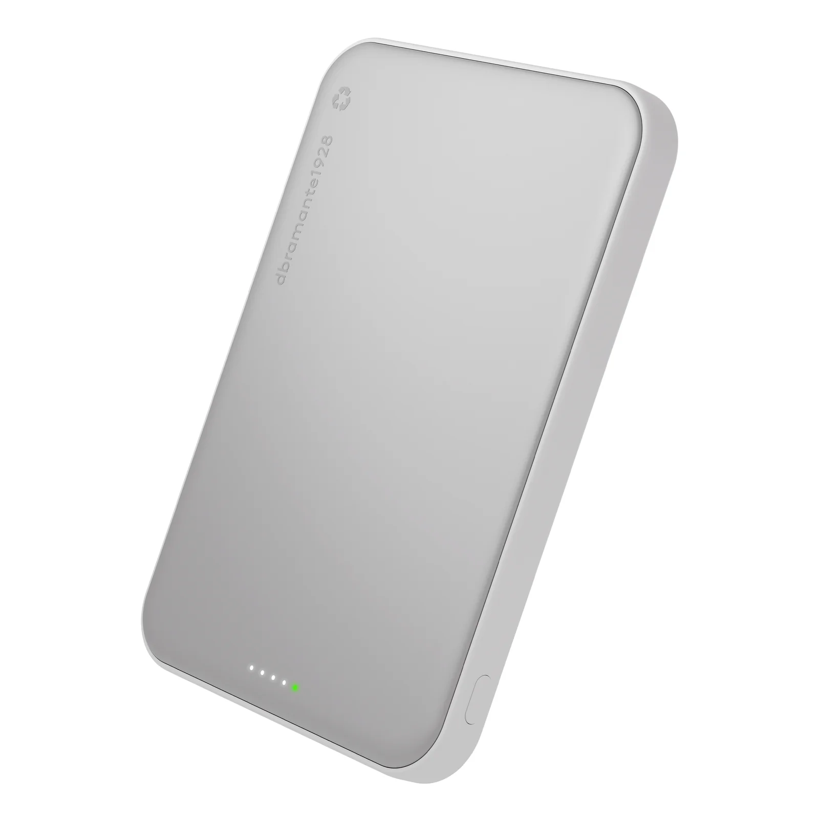 dbramante1928 CP05ACWH7273 banque d'alimentation électrique 5000 mAh Recharge sans fil Aluminium