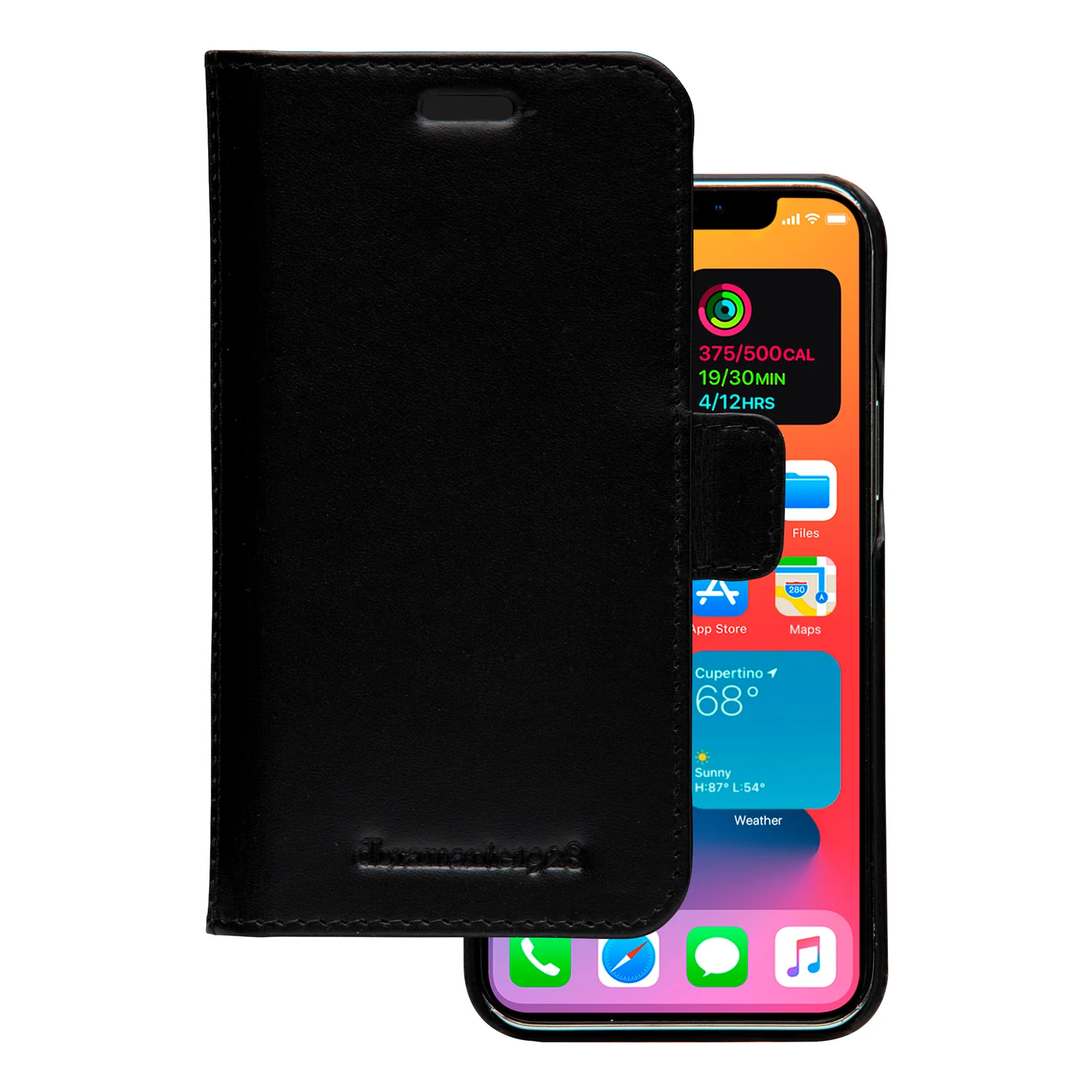 Lynge coque de protection pour téléphones portables 13,7 cm (5.4") Étui avec portefeuille Noir