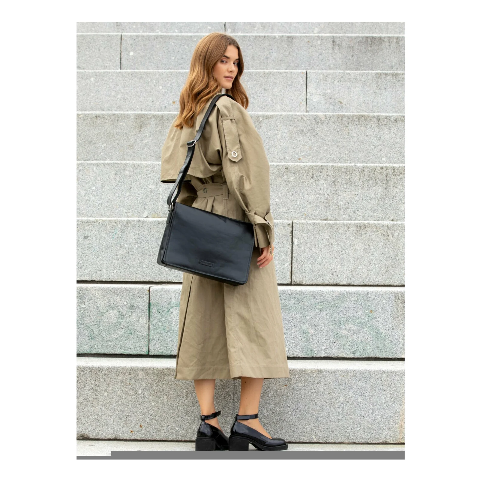 dbramante1928 Marselisborg 35,6 cm (14") Sac Messenger Noir