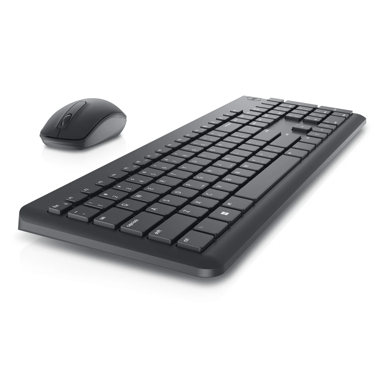 Clavier et souris Dell KM3322W noirs, angle légèrement surélevé