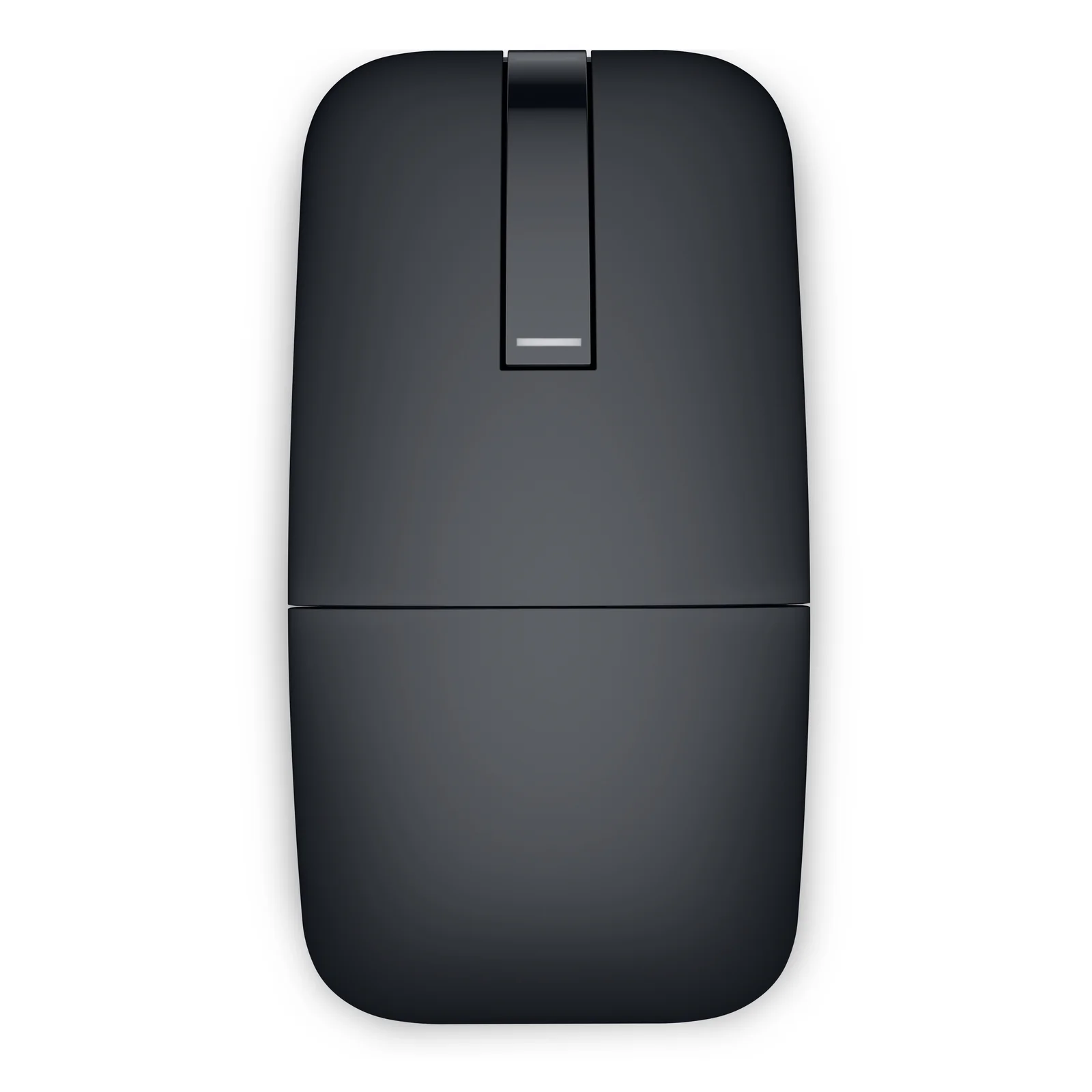Dell MS700 noire, vue du dessus, boutons principaux et zone de défilement tactile