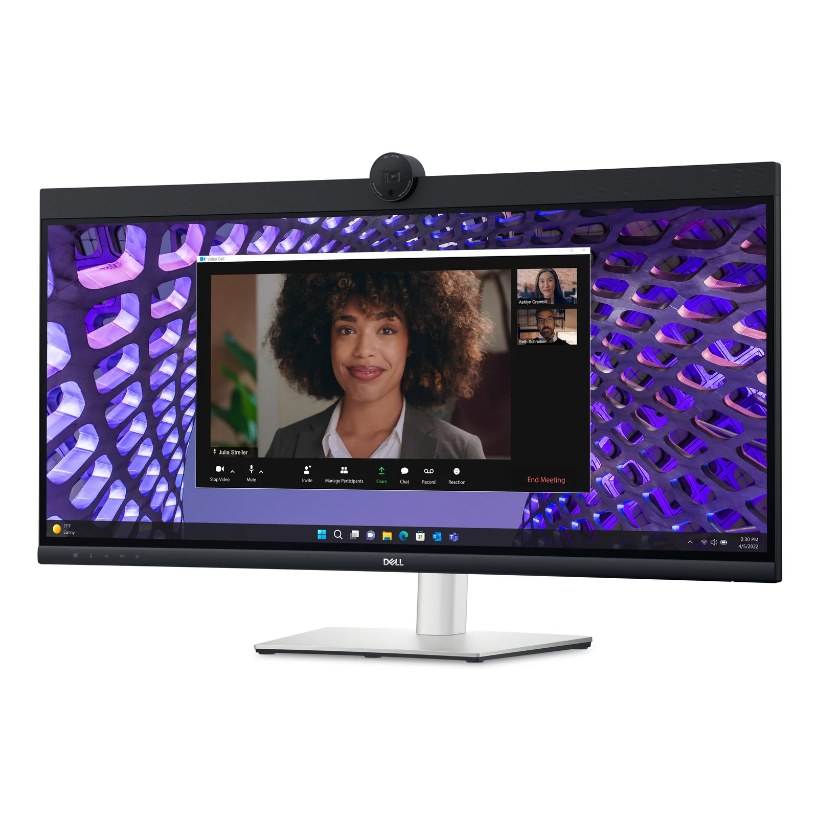 P3424WEB 34" UWQHD incurvé webcam et hub USB-C