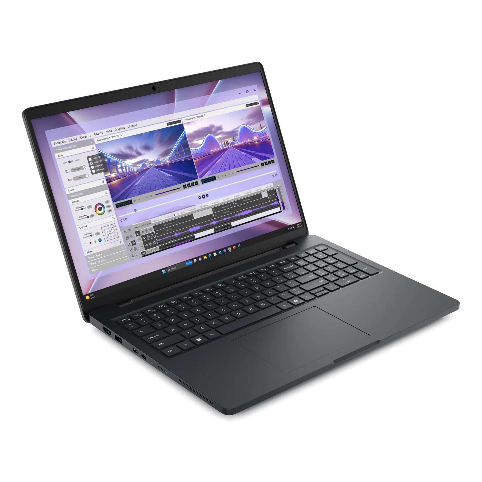 DELL Pro Max 16 MC16250 Intel Core Ultra 7 265H Station de travail mobile 40,6 cm (16") Full HD+ 16 Go DDR5-SDRAM 512 Go SSD NVIDIA RTX PRO 500 Blackwell Wi-Fi 7 (802.11be) Windows 11 Pro Français Noir