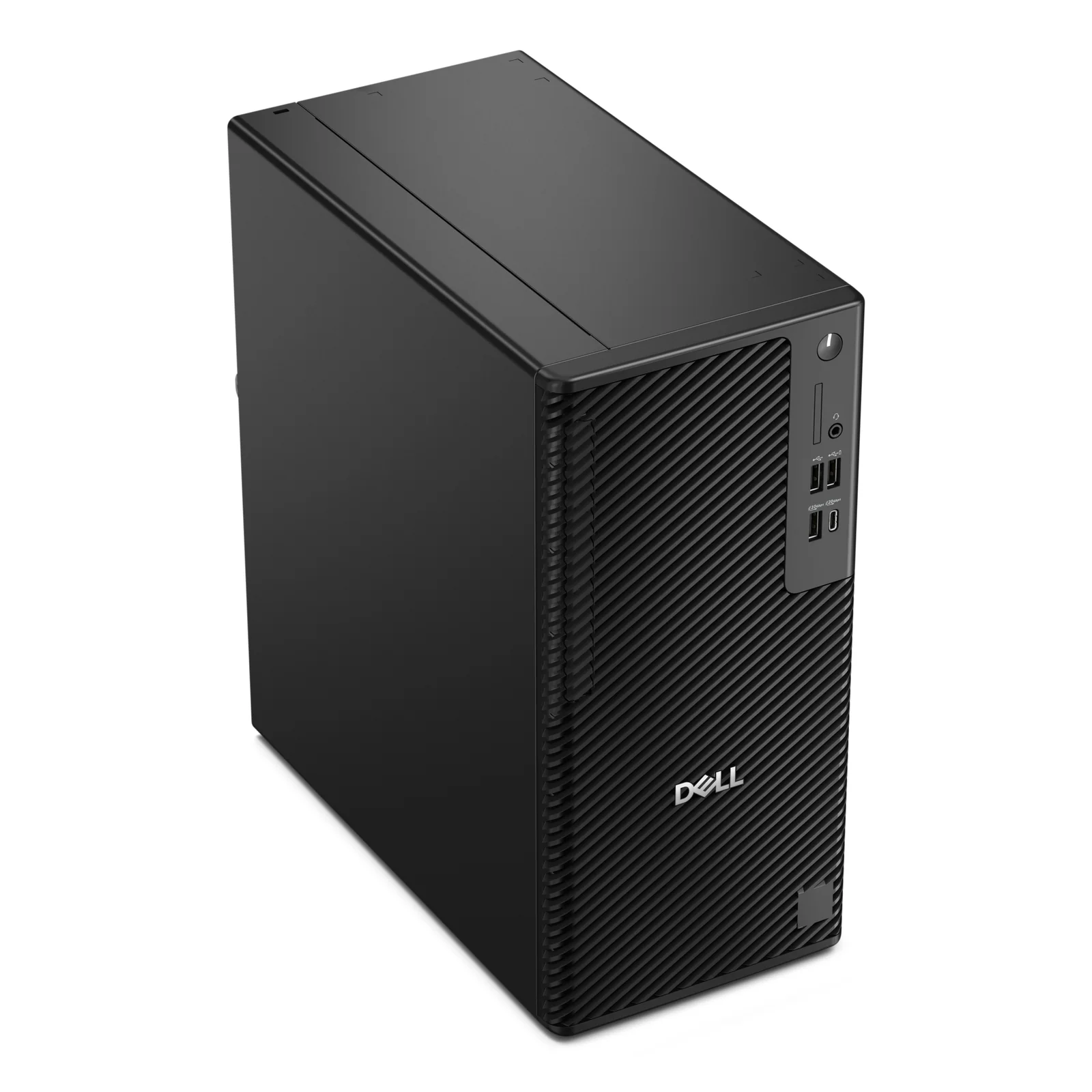 Dell Pro Precision 7 T1, vue trois quarts avant droit, châssis noir