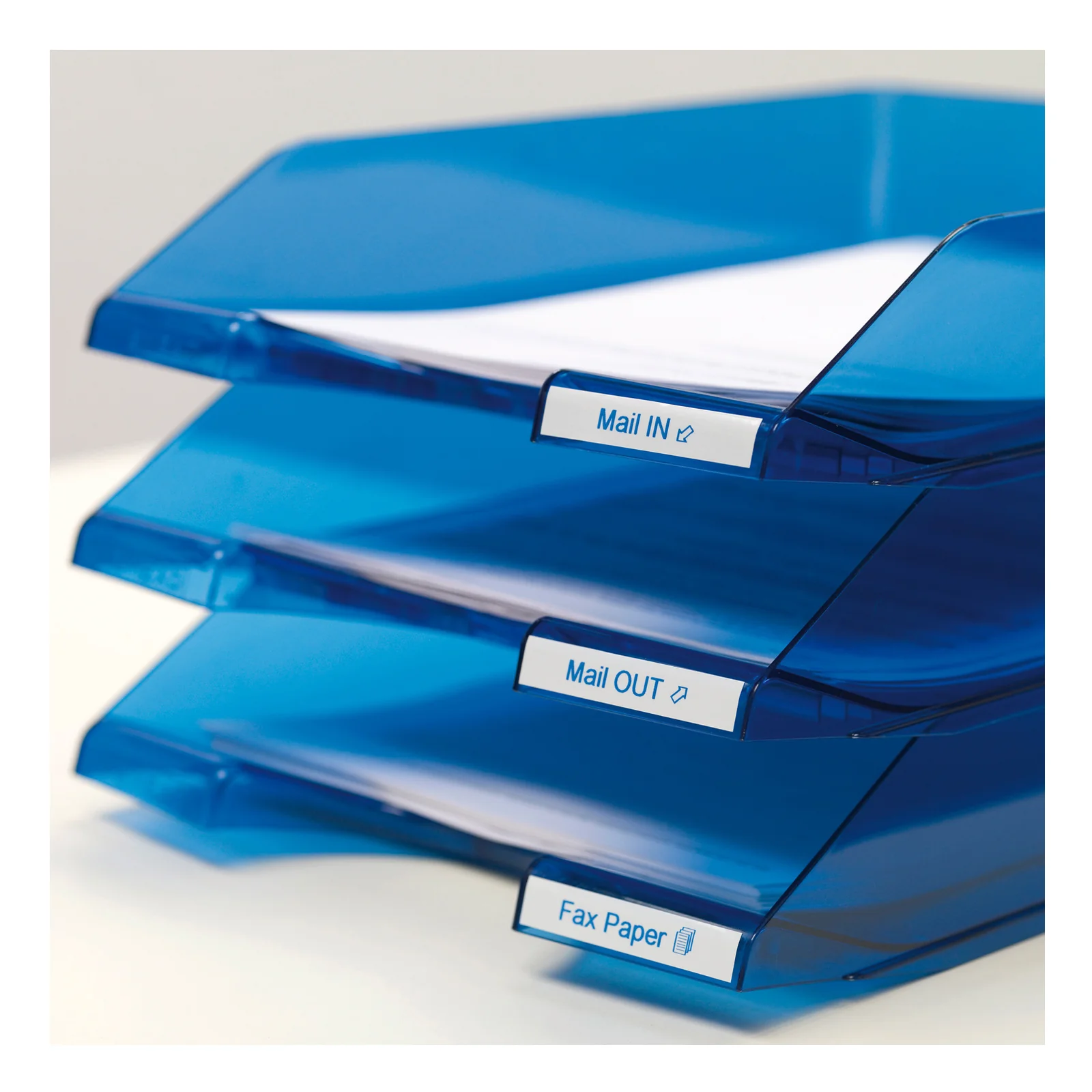 DYMO D1 étiquettes autocollantes authentiques | rouleau de 12 mm x 7 m | impression en bleu sur fond blanc | pour étiqueteuses LabelManager