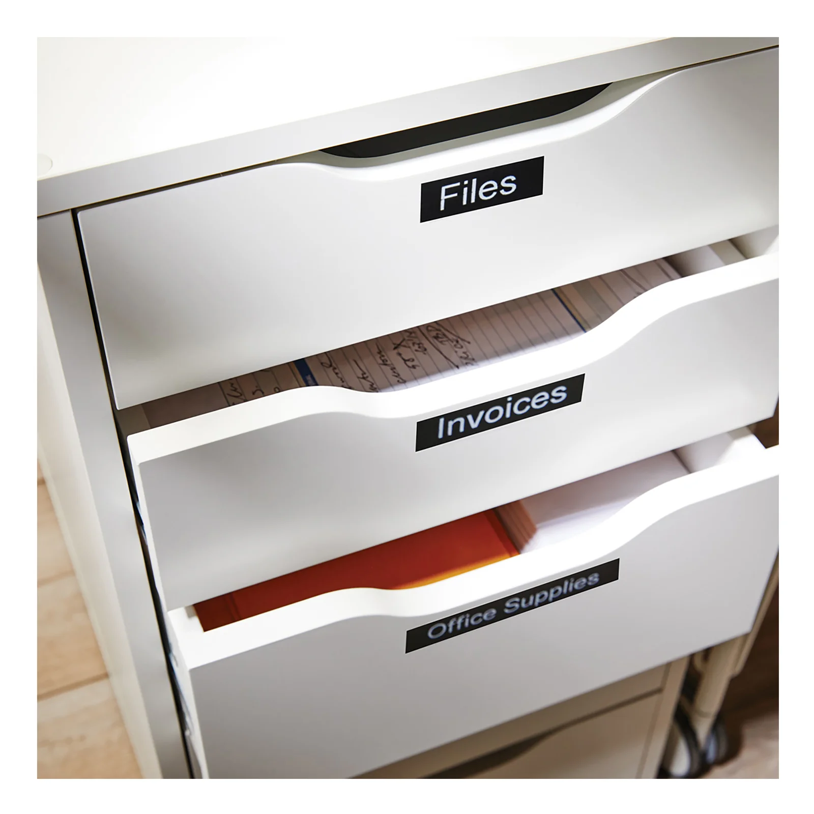 DYMO D1 étiquettes autocollantes authentiques | rouleau de 24 mm x 7 m | impression en blanc sur fond noir | pour étiqueteuses LabelManager