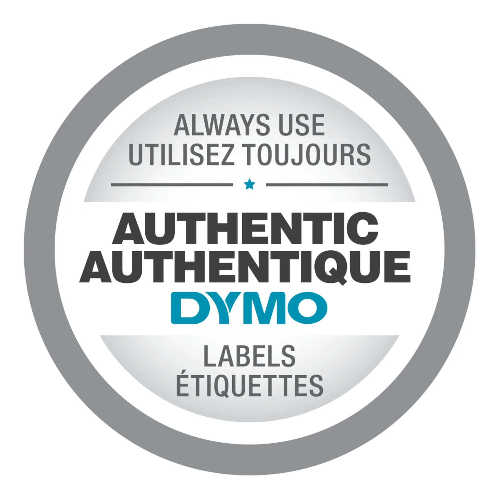 DYMO D1 Étiquettes résistantes | 12mm x 5,5m | impression en blanc sur fond noir | autocollantes étiquettes authentiques pour étiqueteuses LabelManager