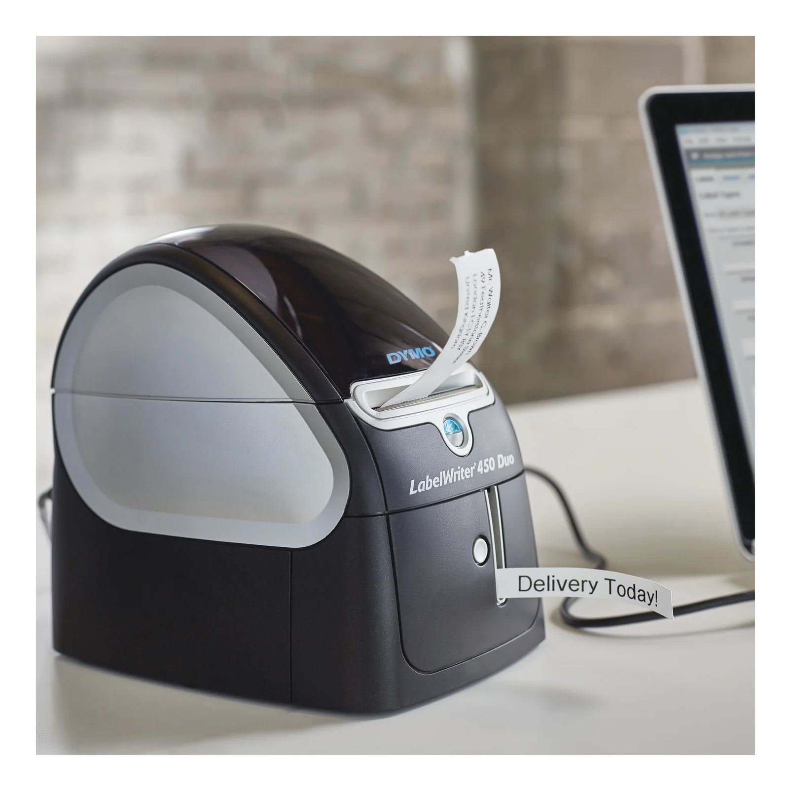 DYMO LabelWriter 450 Duo Imprimante d'étiquettes | papier thermique | 600 x 300 ppp | jusqu'à 71 étiquettes/minute