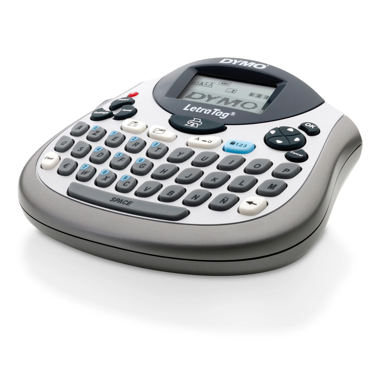 DYMO LetraTag Étiqueteuse LT 100T | Clavier AZERTY | Imprimante Portable d'Étiquettes Autocollantes