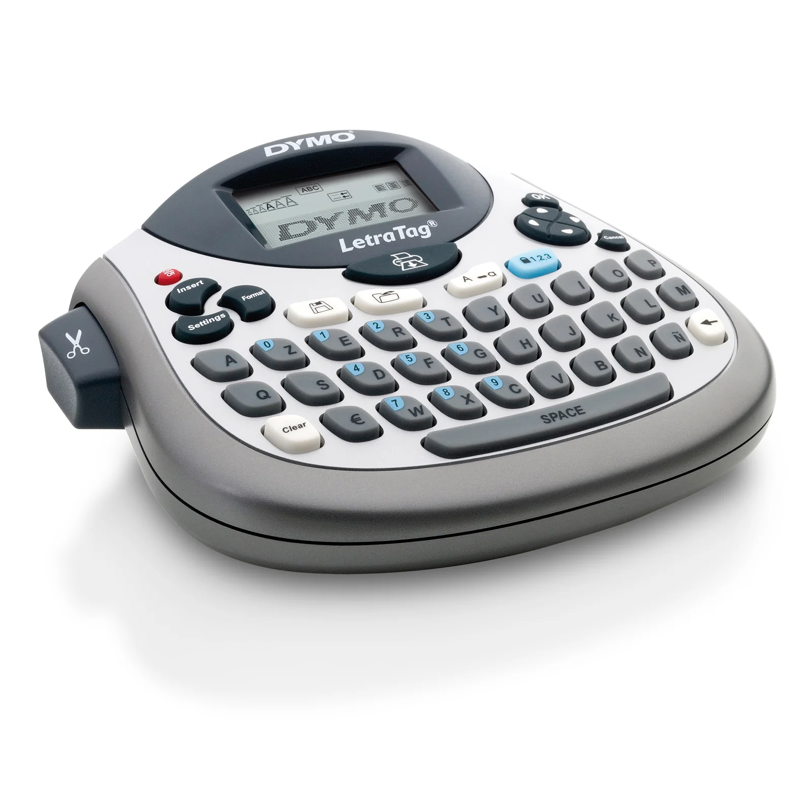 DYMO LetraTag Étiqueteuse LT 100T | Clavier AZERTY | Imprimante Portable d'Étiquettes Autocollantes