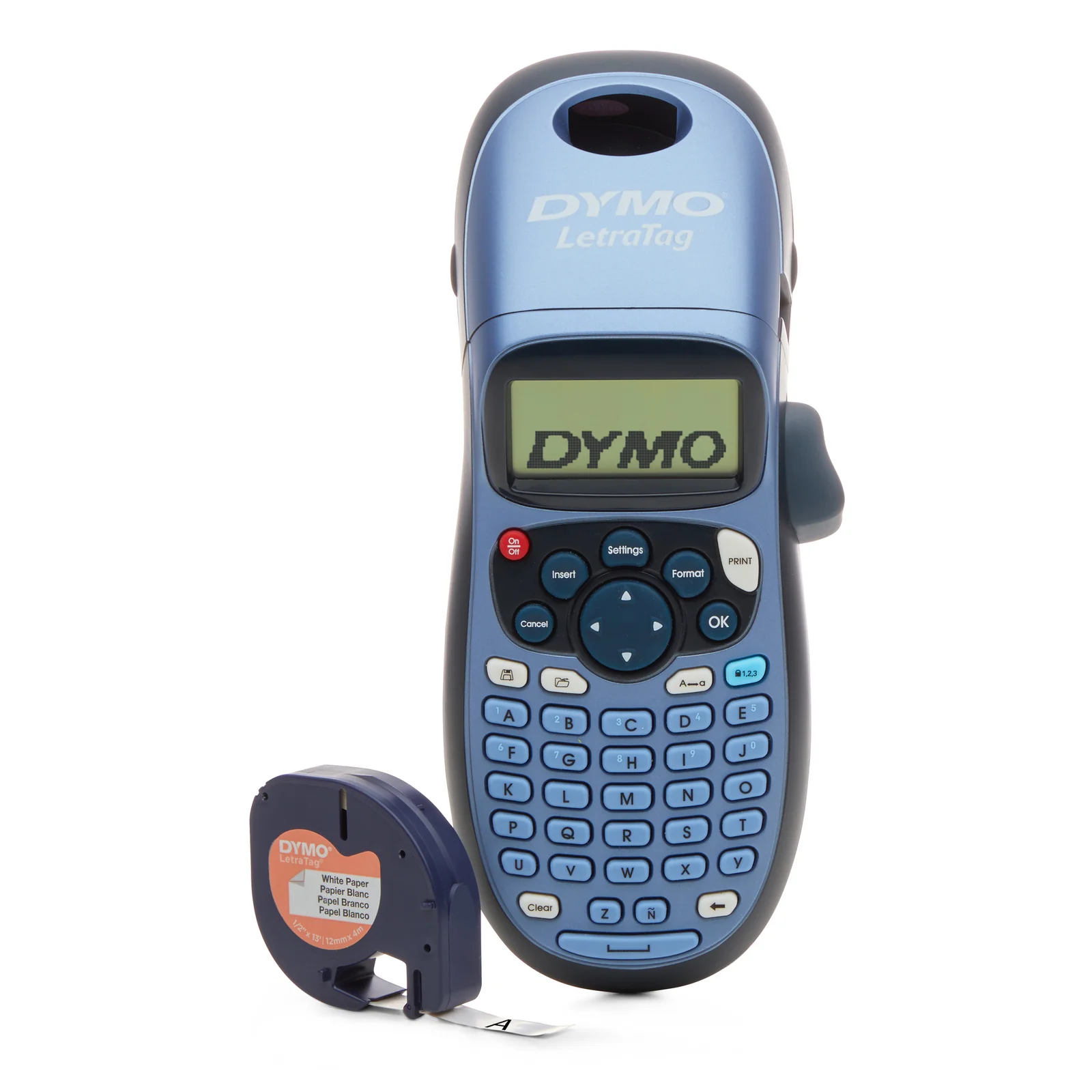 DYMO LetraTag LT-100H étiqueteuse portative | Imprimante d'étiquettes autocollant thermique sans encre | avec clavier ABC