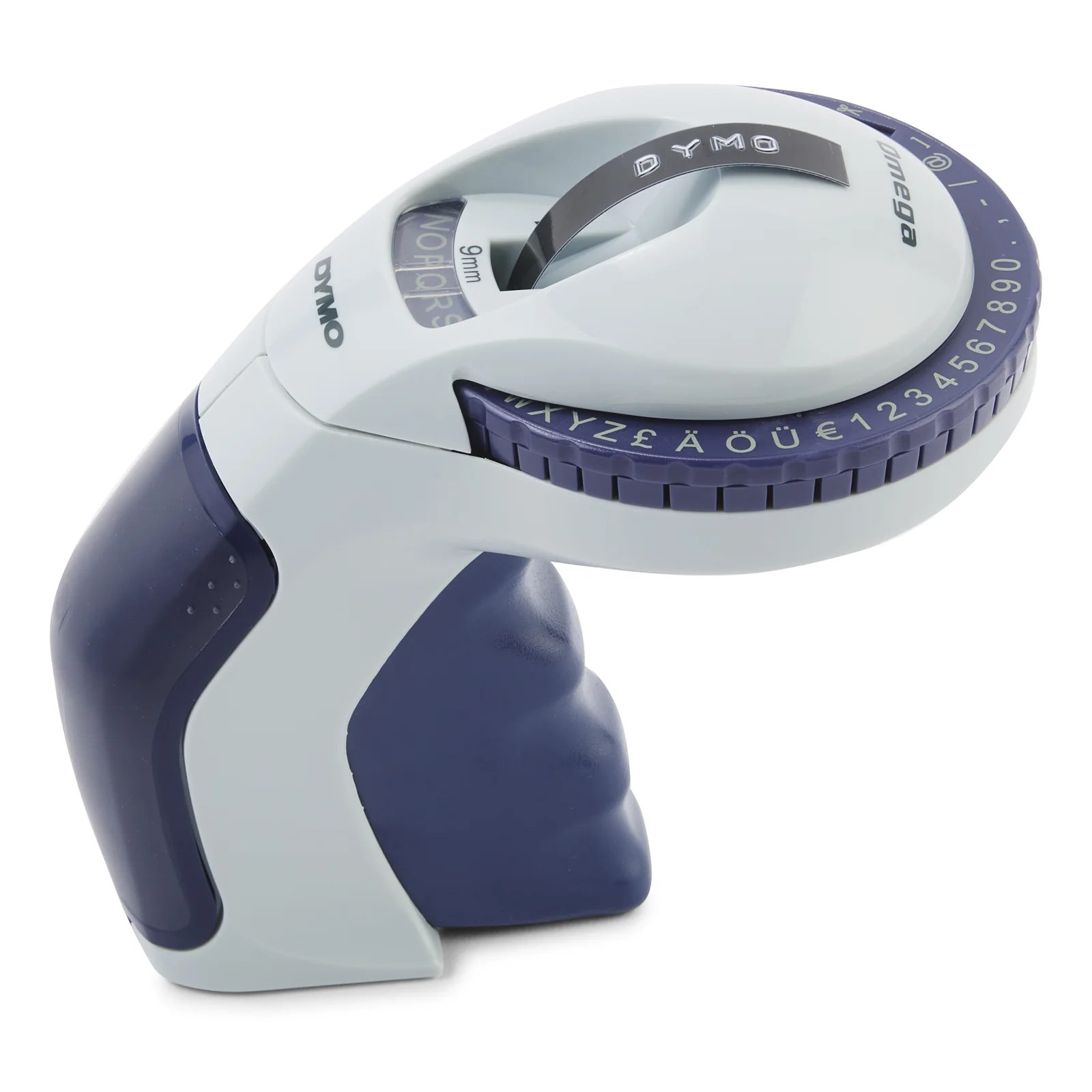 DYMO Omega Système de marquage | Petite étiqueteuse à molette Turn-Click au design ergonomique | Pour la maisonle bricolage et les loisirs créatifs (£/€ÄÖ & Ü)