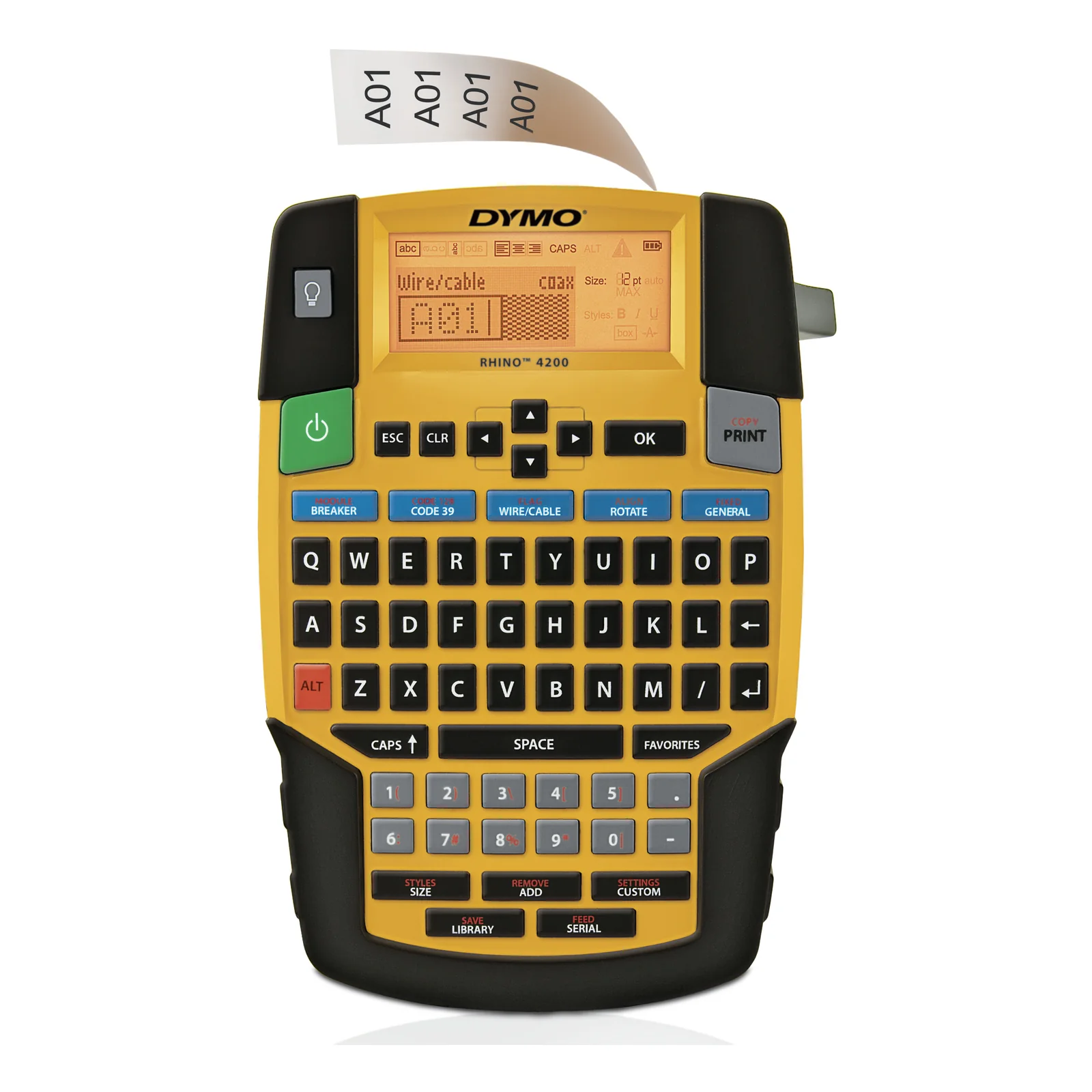 RHINO 4200 imprimante pour étiquettes QWERTY