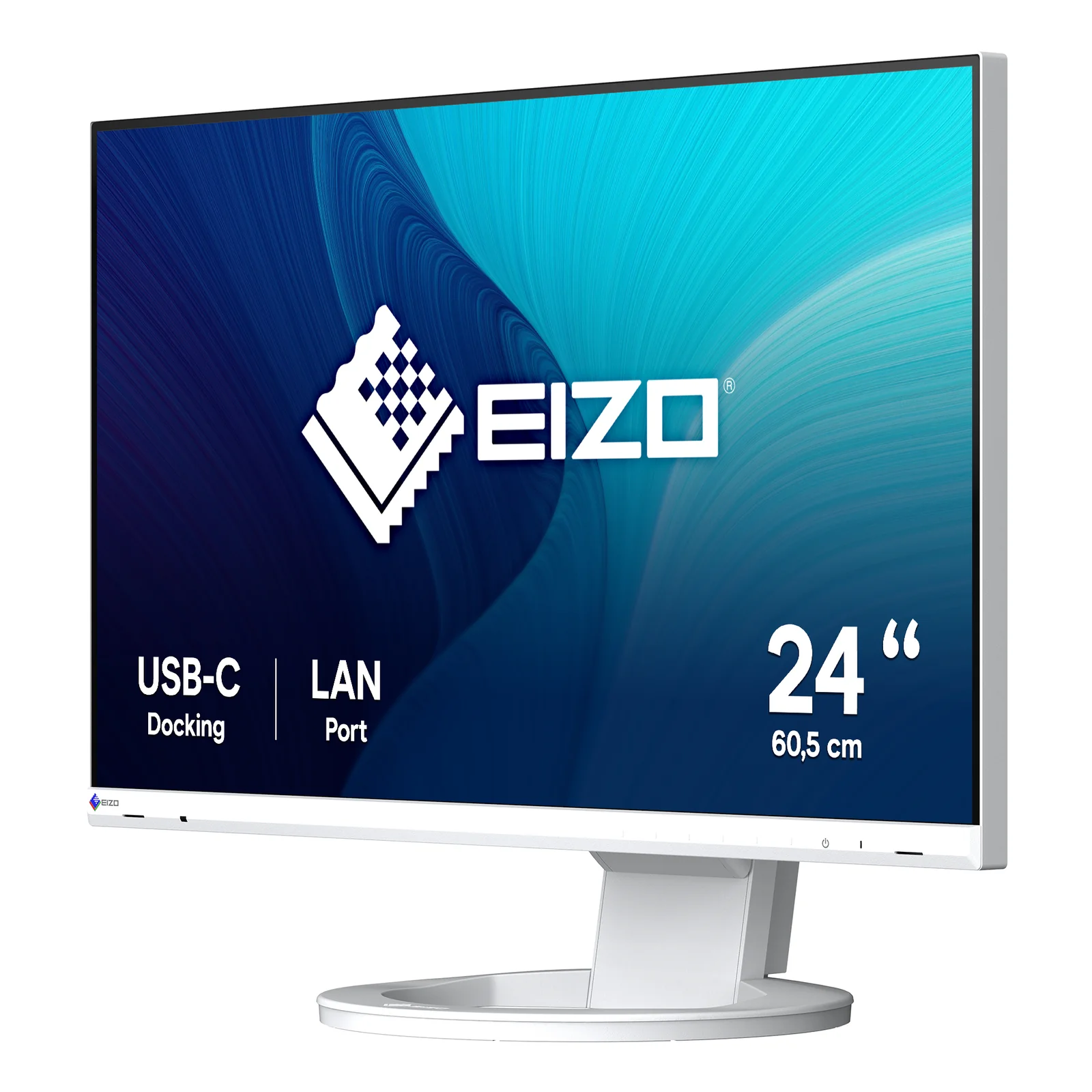 EIZO FlexScan EV2490-WT écran plat de PC 60,5 cm (23.8") 1920 x 1080 pixels Full HD LCD Blanc