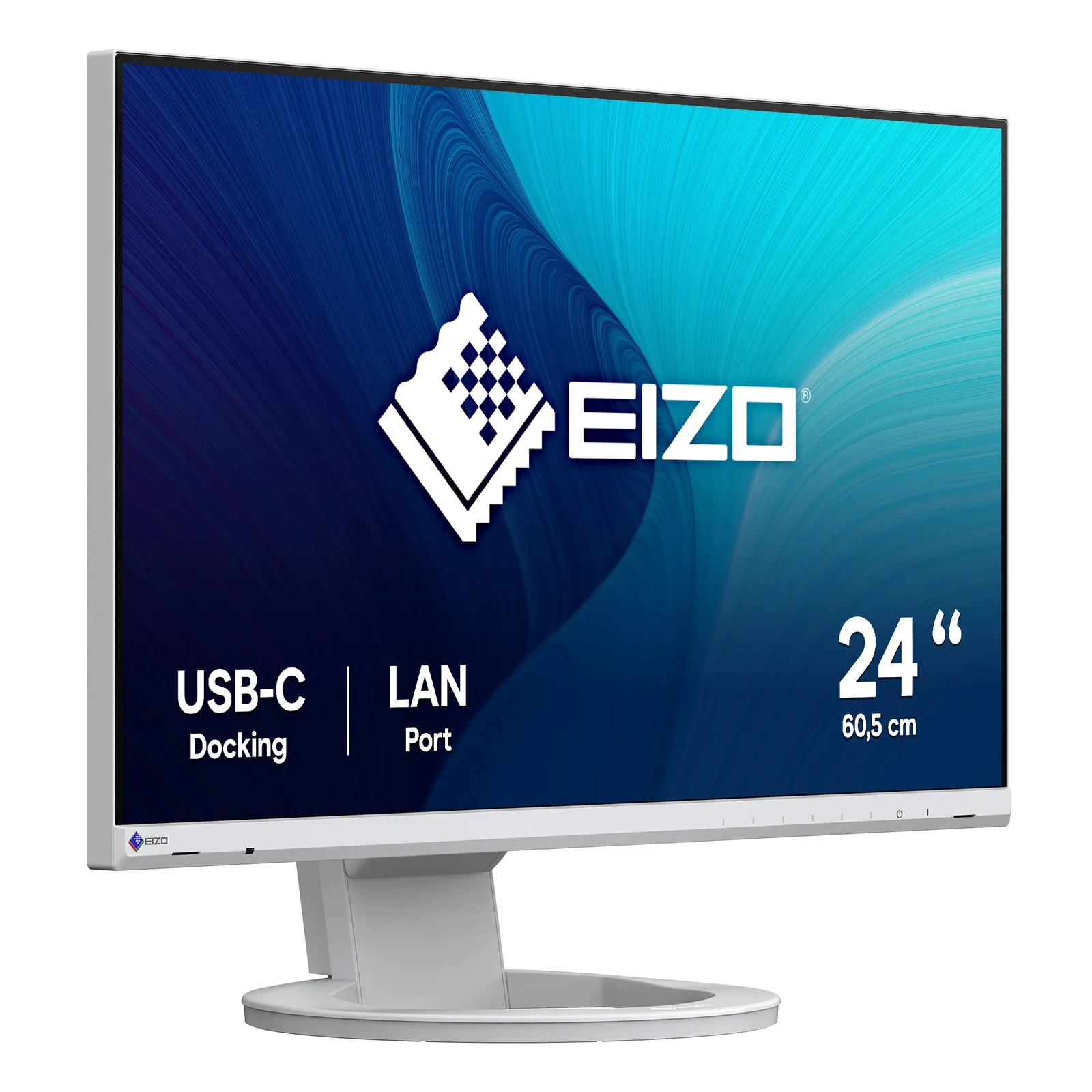 EIZO FlexScan EV2490-WT écran plat de PC 60,5 cm (23.8") 1920 x 1080 pixels Full HD LCD Blanc