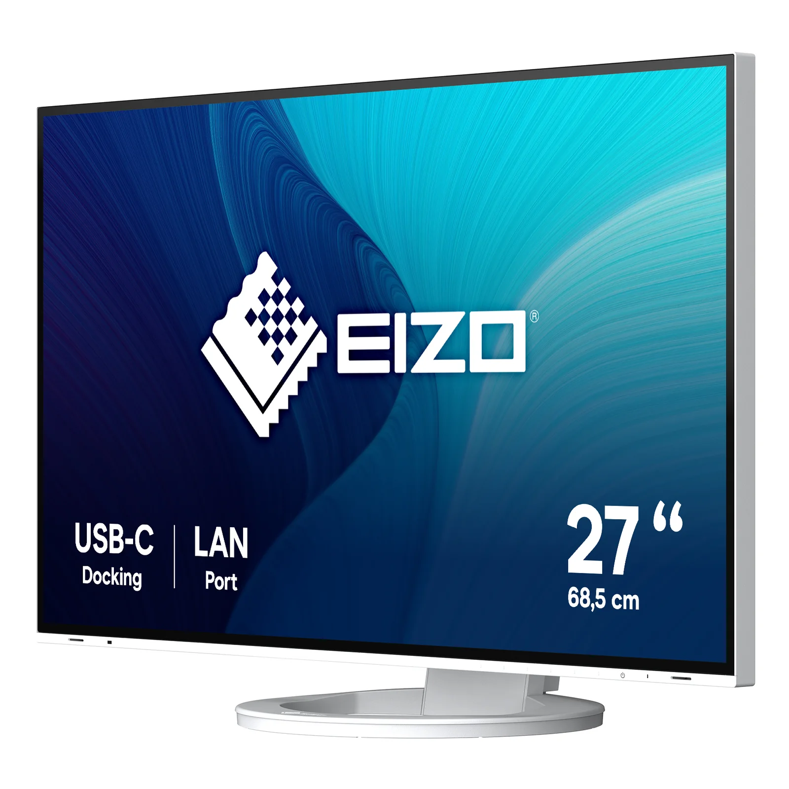 EIZO FlexScan EV2795-WT écran plat de PC 68,6 cm (27") 2560 x 1440 pixels Quad HD LCD Blanc