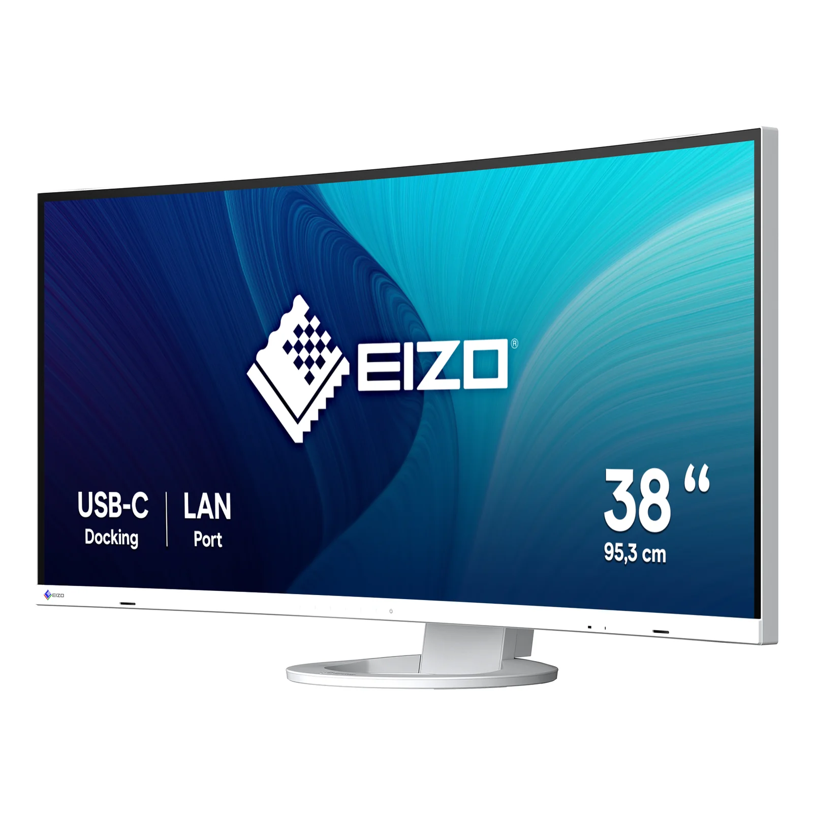 EIZO FlexScan EV3895-WT écran plat de PC 95,2 cm (37.5") 3840 x 1600 pixels UltraWide Quad HD+ LCD Blanc