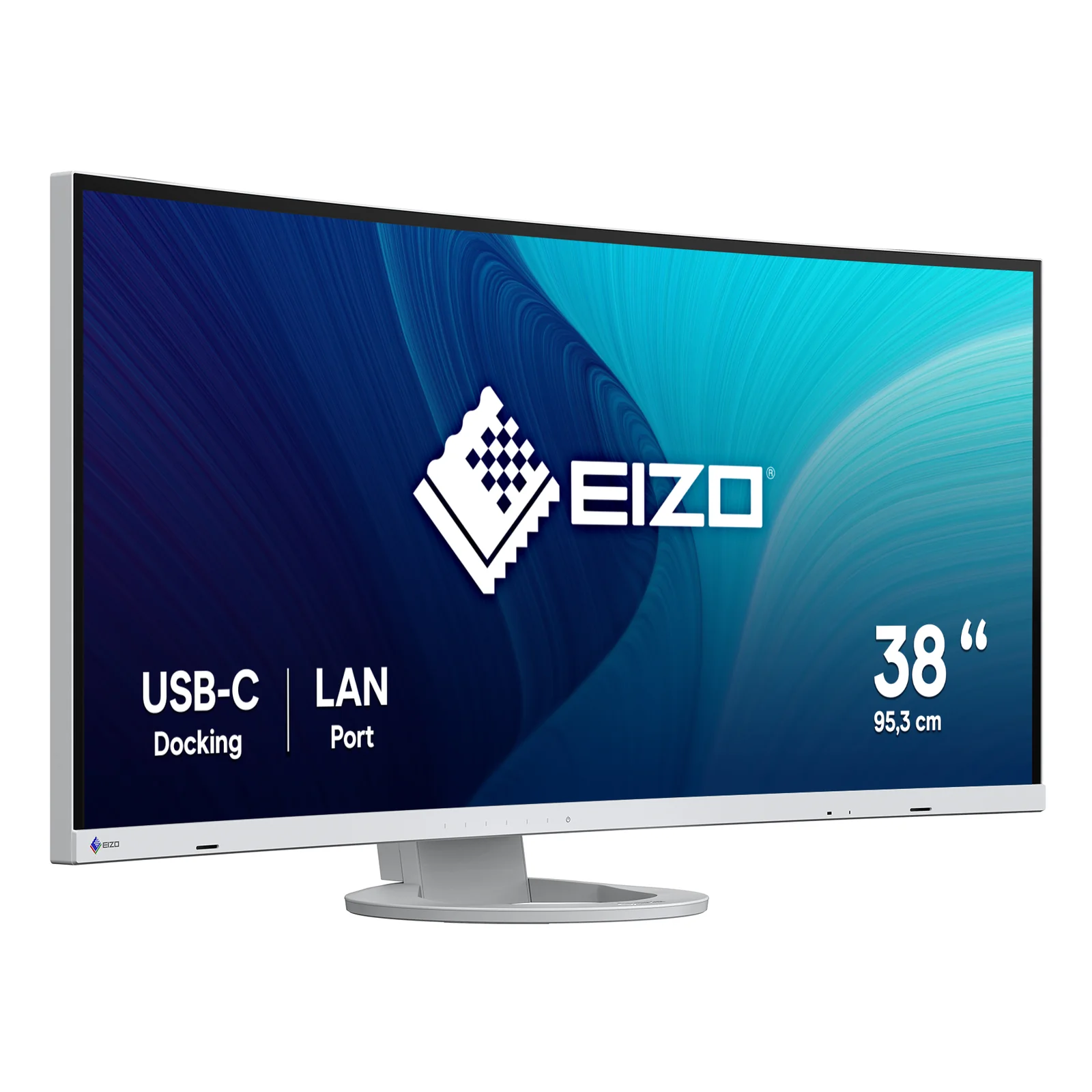 EIZO FlexScan EV3895-WT écran plat de PC 95,2 cm (37.5") 3840 x 1600 pixels UltraWide Quad HD+ LCD Blanc