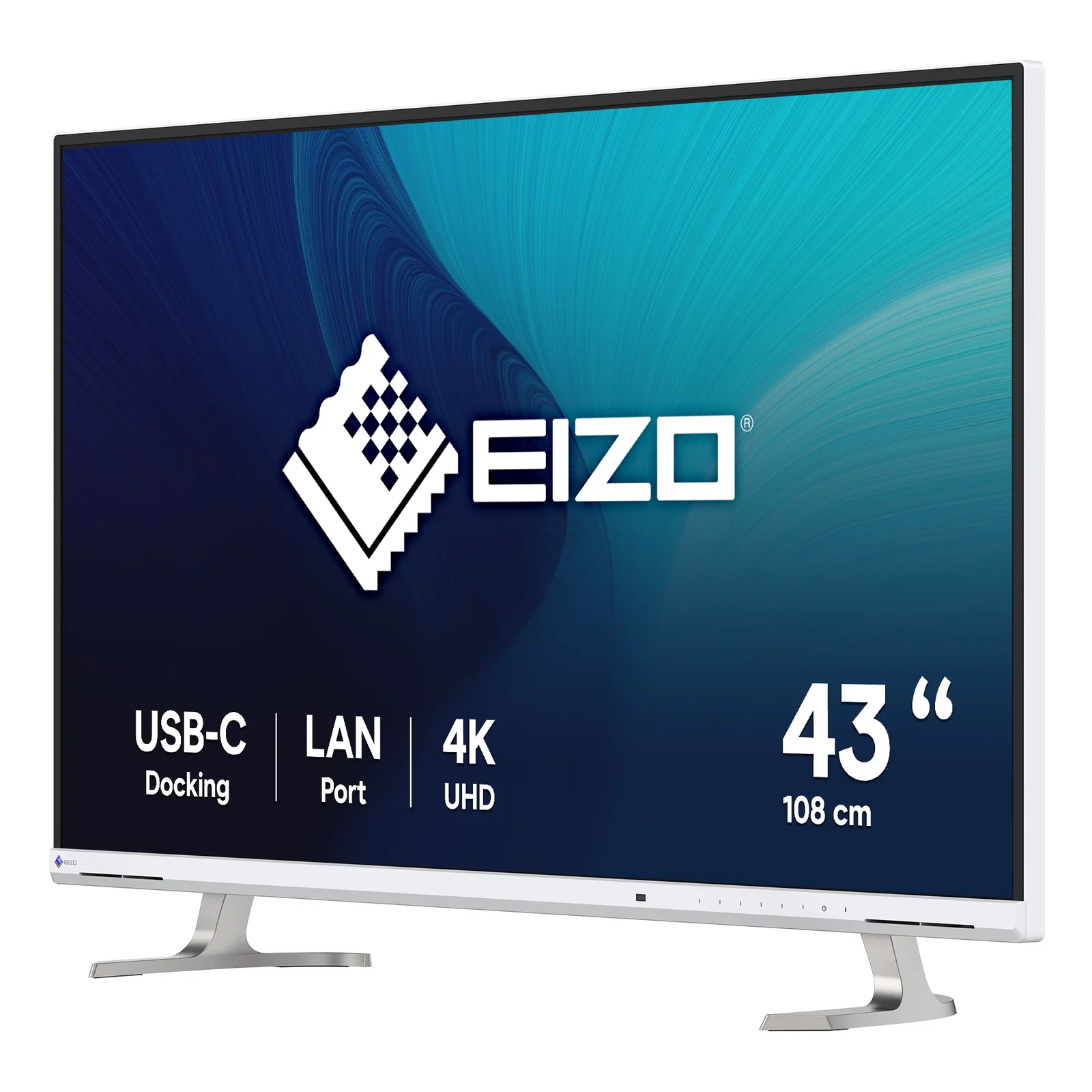 EIZO FlexScan EV4340X-WT écran plat de PC 108 cm (42.5") 3840 x 2160 pixels 4K Ultra HD LCD Blanc