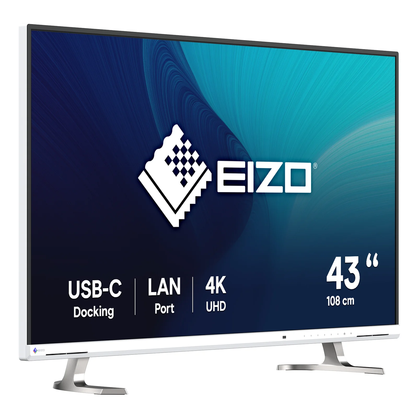 EIZO FlexScan EV4340X-WT écran plat de PC 108 cm (42.5") 3840 x 2160 pixels 4K Ultra HD LCD Blanc