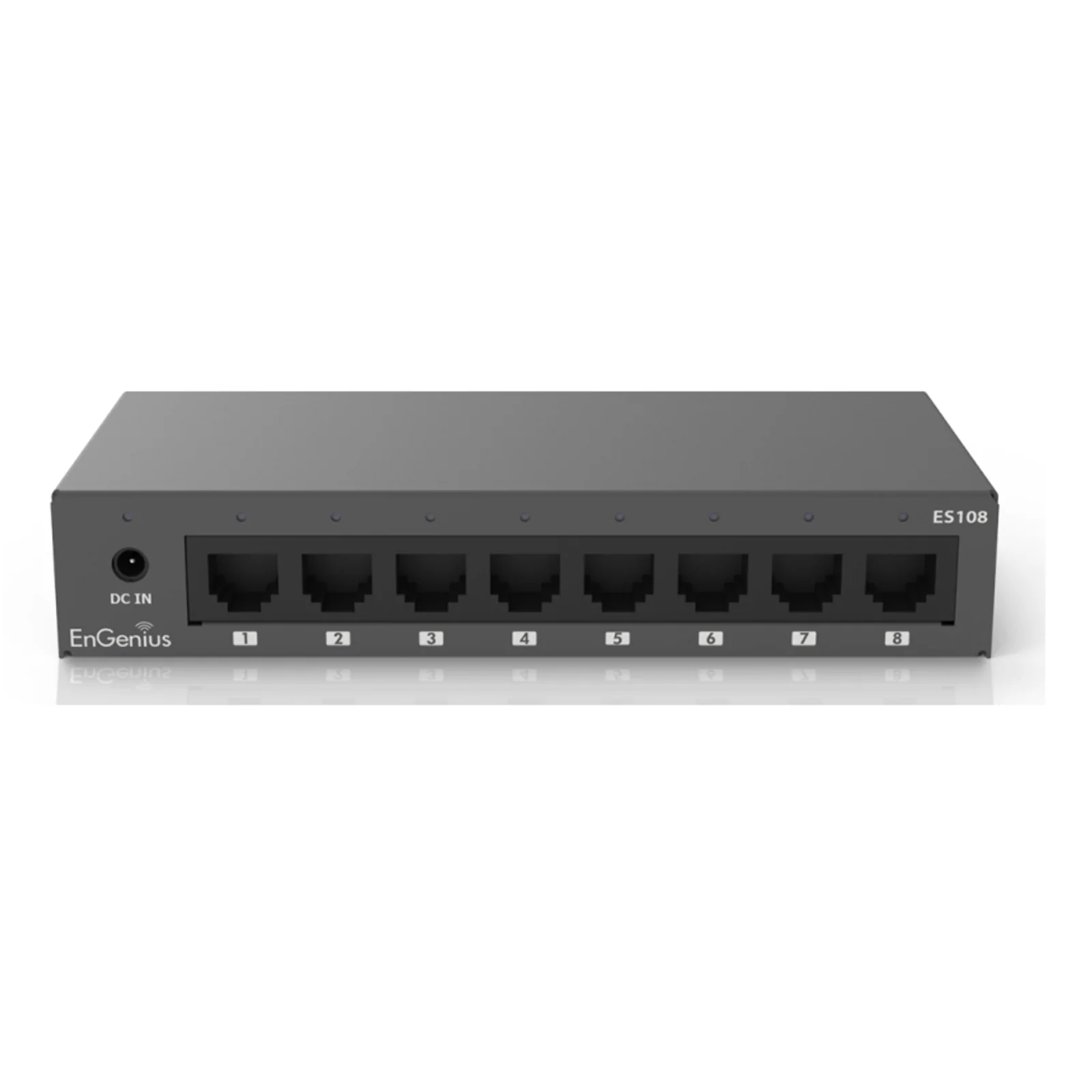 EnGenius ES108 commutateur réseau Non-géré Gigabit Ethernet (10/100/1000) Noir