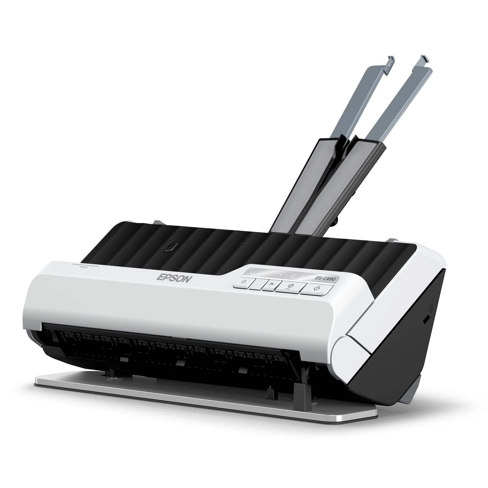 Epson DS-C490 Chargeur automatique de documents + Scanner à feuille 600 x 600 DPI A4 Noir, Blanc