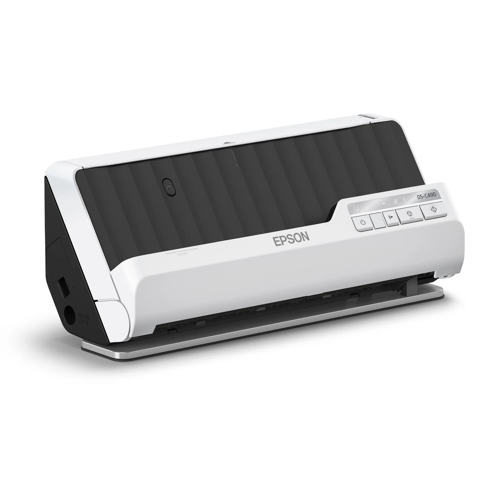 Epson DS-C490 Chargeur automatique de documents + Scanner à feuille 600 x 600 DPI A4 Noir, Blanc