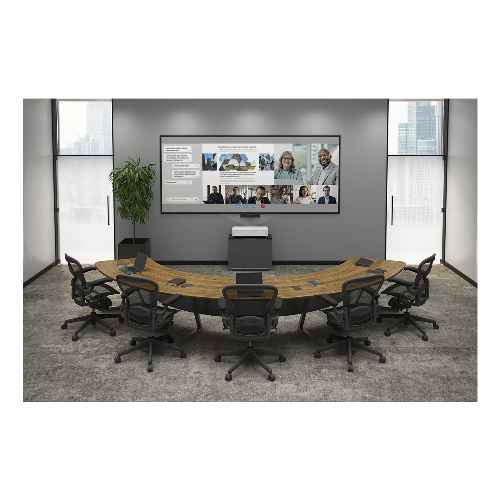 Epson EB-810E Projecteur à focale ultra courte 5000 ANSI lumens 3LCD 1080p (1920x1080) Blanc