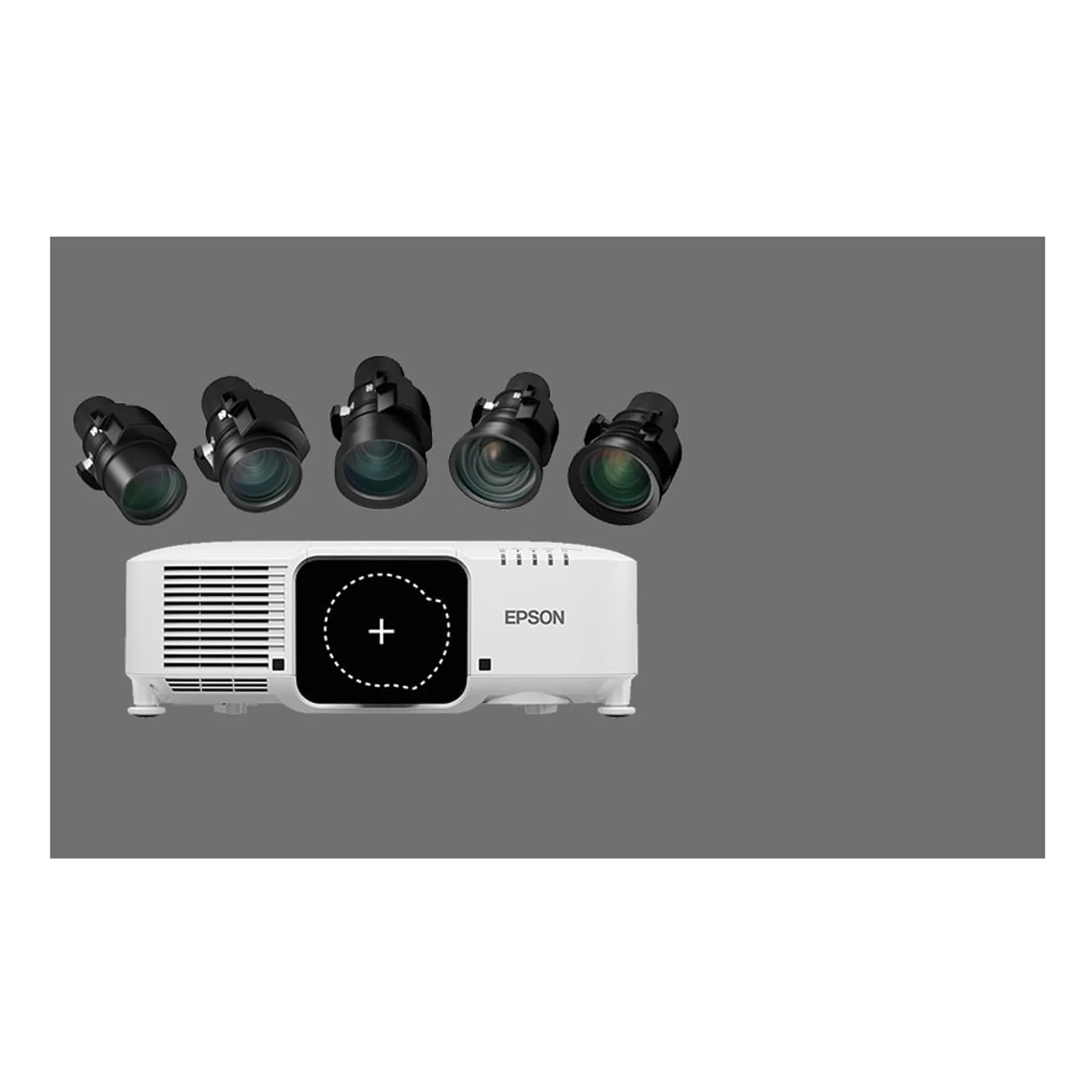 Epson EB-PU1008W avec gamme d'objectifs ELPLU disponibles en option
