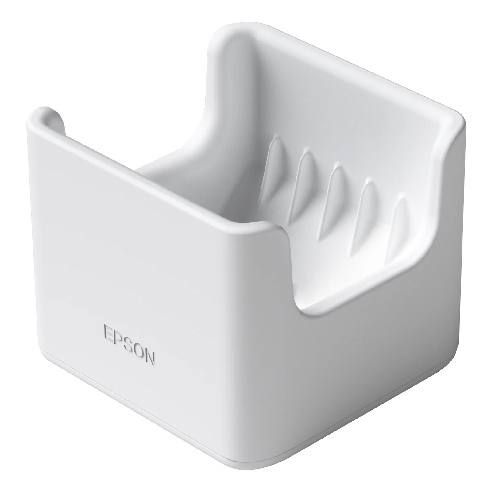 Berceau de rangement Epson ELPWP20 vide vu sous un autre angle, prêt à accueillir les émetteurs