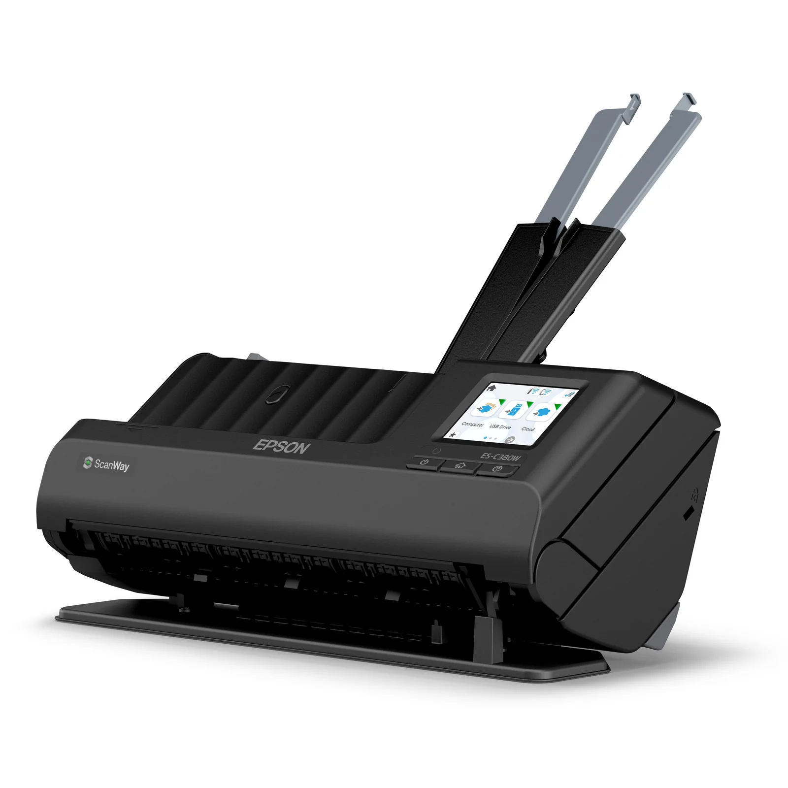 Epson ES-C380W Chargeur automatique de documents + Scanner à feuille 600 x 600 DPI A4 Noir
