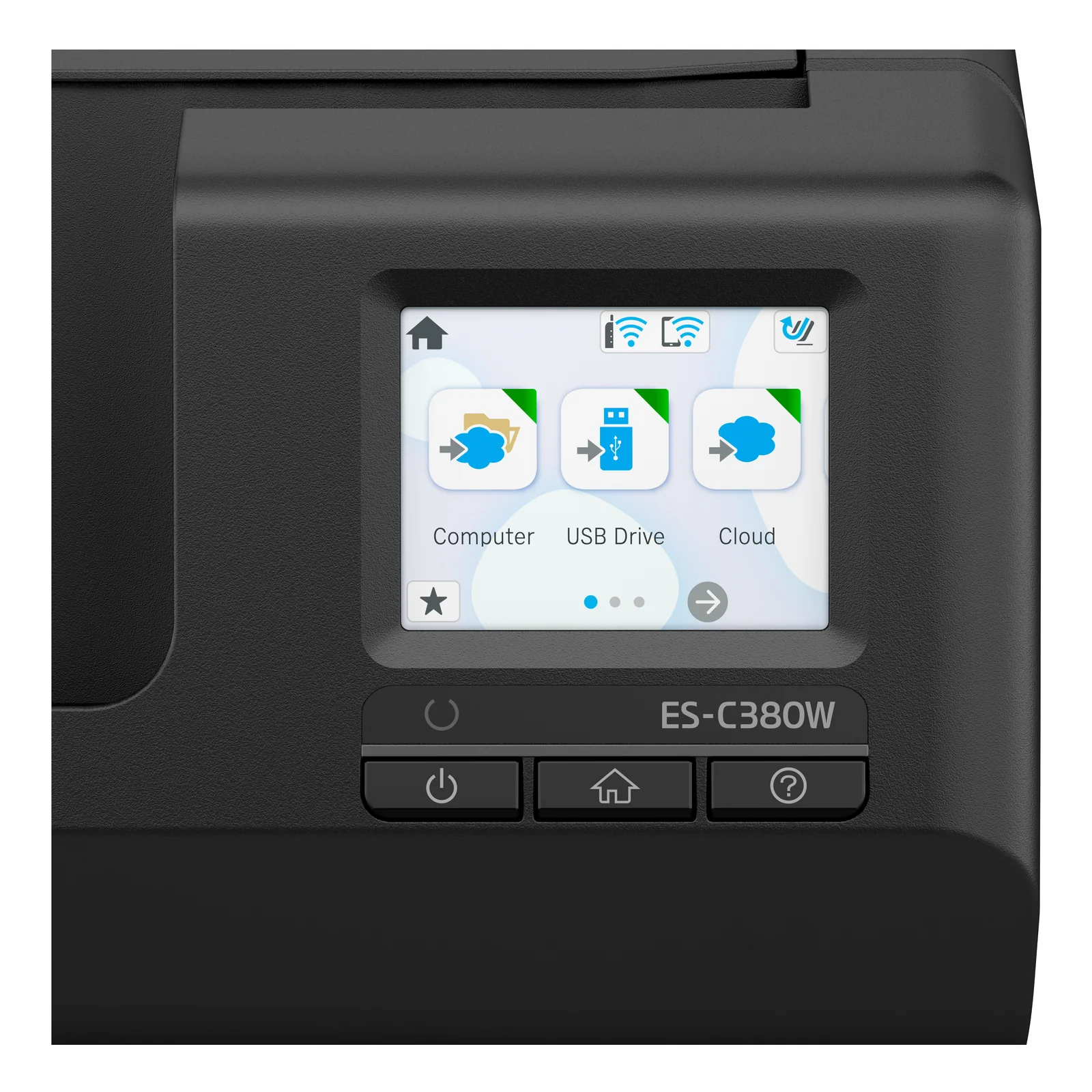Epson ES-C380W Chargeur automatique de documents + Scanner à feuille 600 x 600 DPI A4 Noir