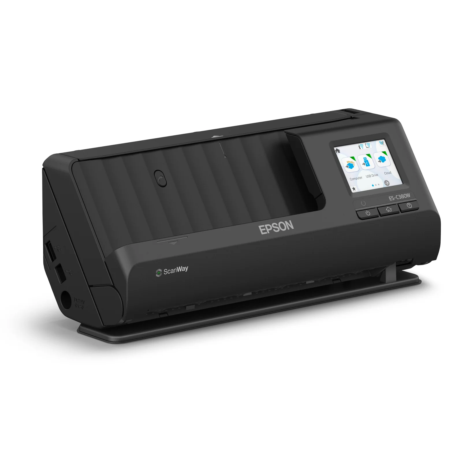 Epson ES-C380W Chargeur automatique de documents + Scanner à feuille 600 x 600 DPI A4 Noir